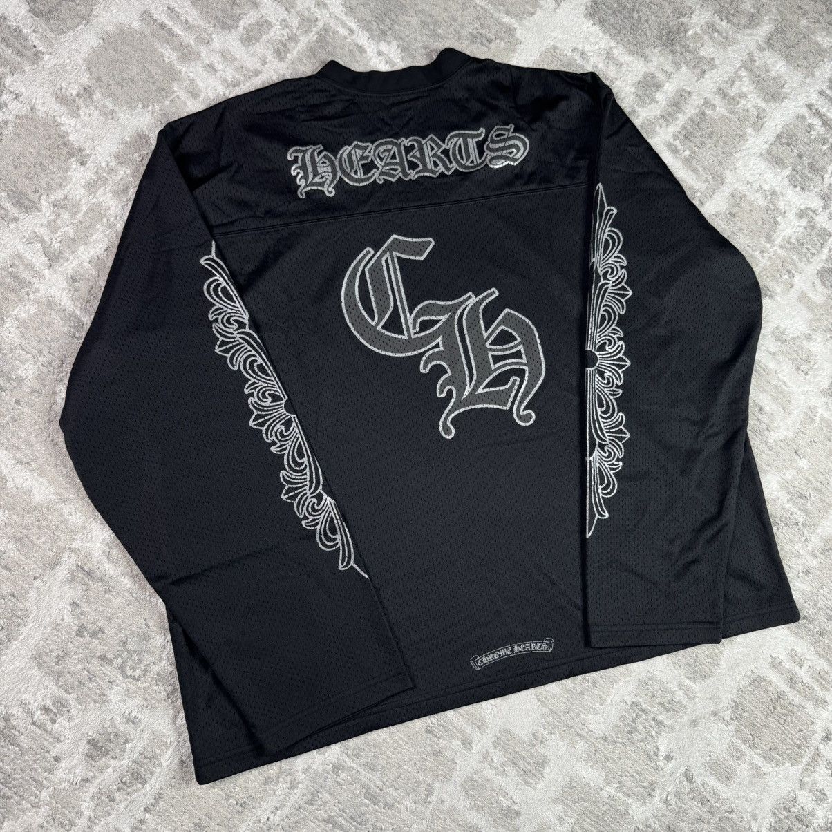 Chrome Hearts Mesh stadium floral long sleeve jersey Size US XXL / EU 58 / 5 - 7 Thumbnail