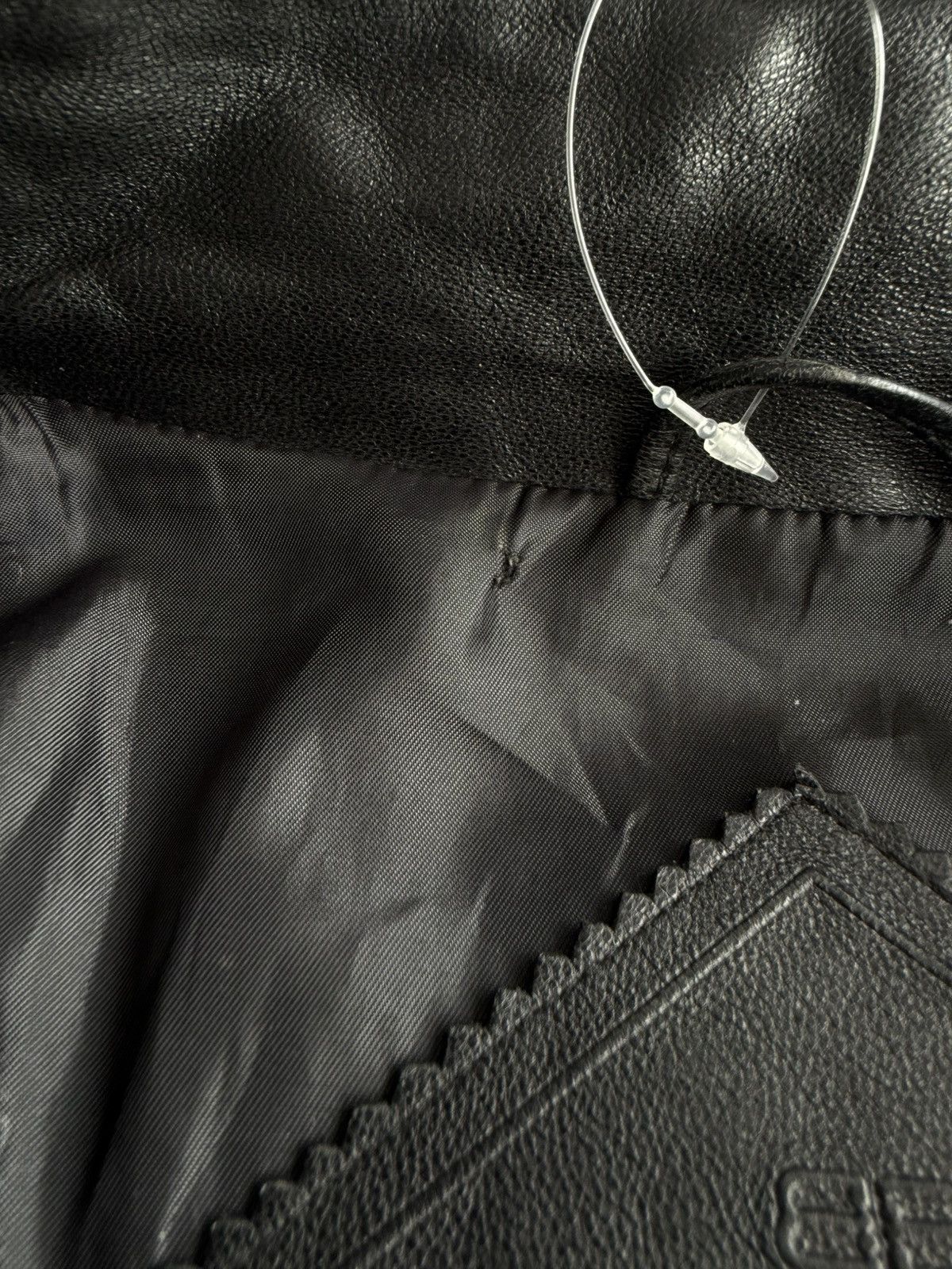 Balenciaga 1997 Balenciaga - Motorcycle Zip Leather Jacket Size US XL / EU 56 / 4 - 9 Thumbnail
