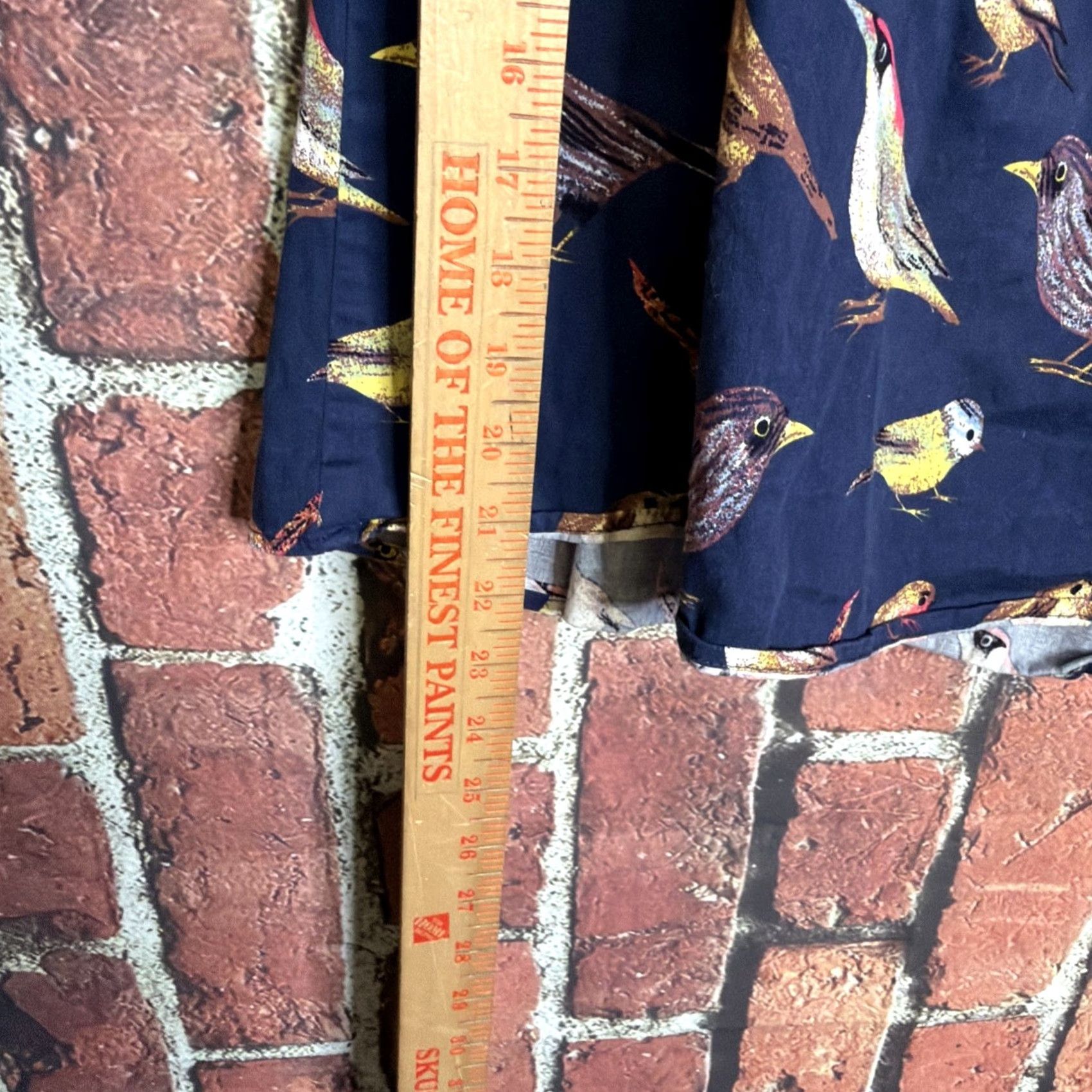 Vintage VINTAGE Womens Grace Karin All Over Bird Print Skirt Sz Small Pockets Size 28" / US 6 / IT 42 - 4 Thumbnail