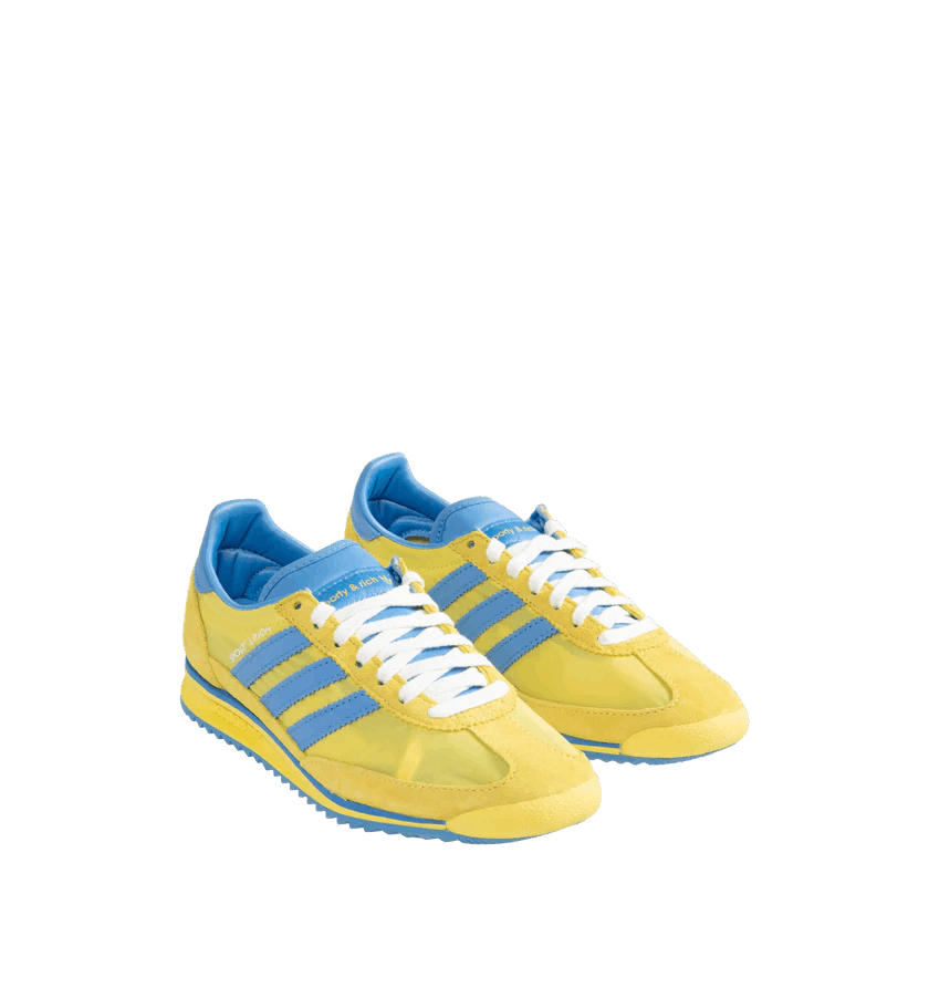 Adidas o1h1sh10525 Sporty & Rich Sl72 Sneakers in Yellow Size US 9.5 / EU 42-43 - 2 Thumbnail