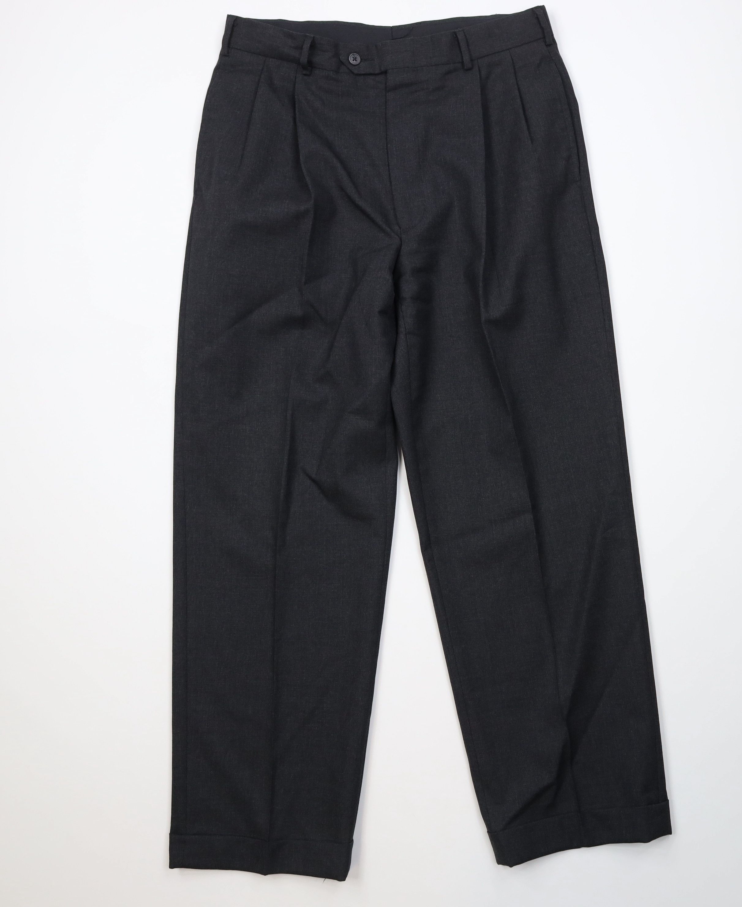 Vintage Vintage 90s Streetwear Wide Leg Chino Pants Gray USA Size US 32 / EU 48 - 1 Thumbnail