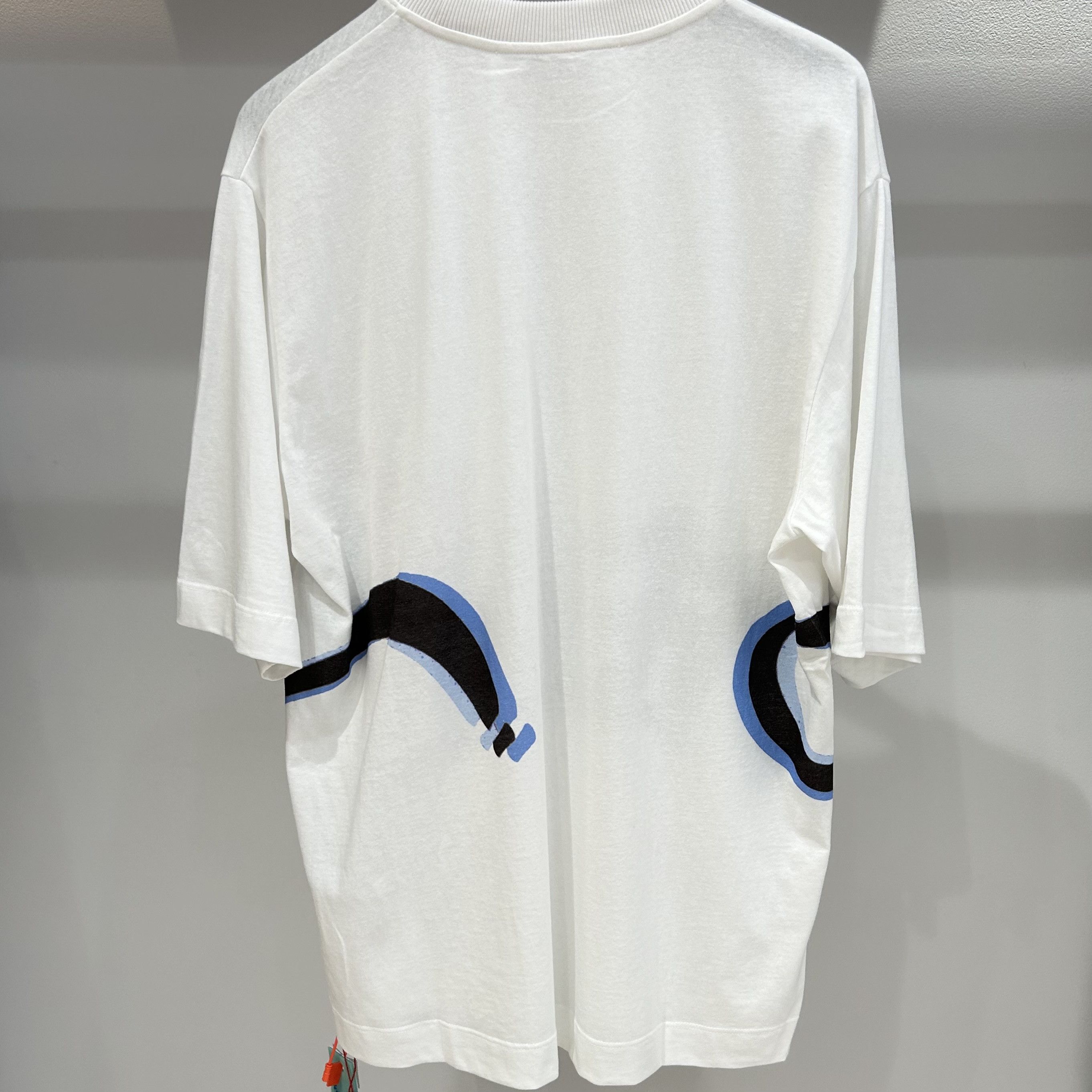 Off-White OFF-WHITE Graffiti Print Logo Tee Size US M / EU 48-50 / 2 - 2 Thumbnail