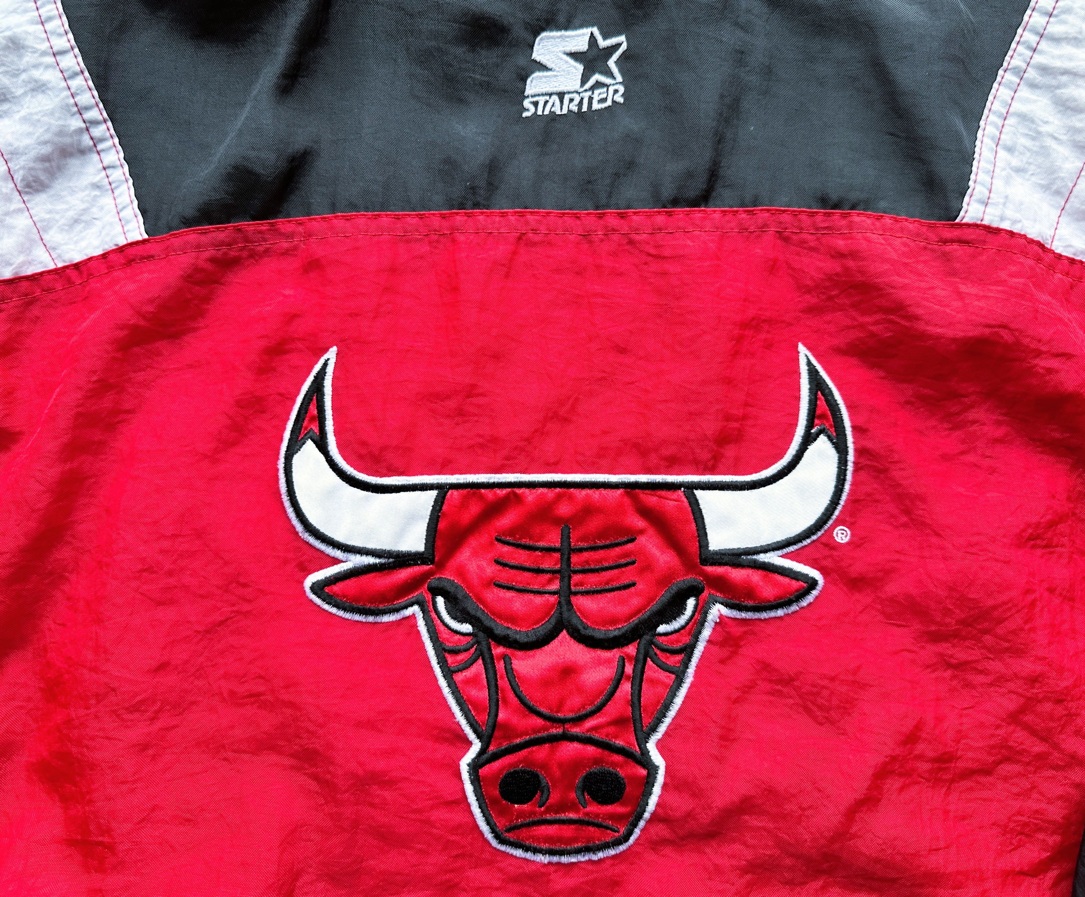 Starter Chicago Bulls 90s STARTER puffer 1/2 jacket yth red NBA vtg Size US XS / EU 42 / 0 - 7 Thumbnail