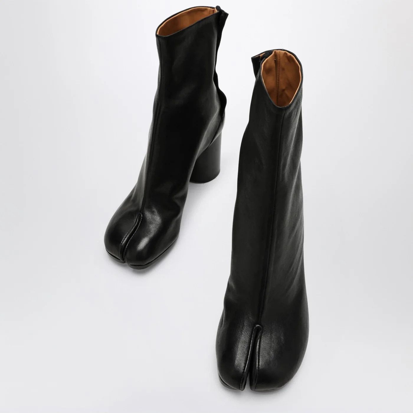 Maison Margiela o1d2blof0426 Leather Tabi Ankle Boots in Black Size US 10 / IT 40 - 4 Thumbnail