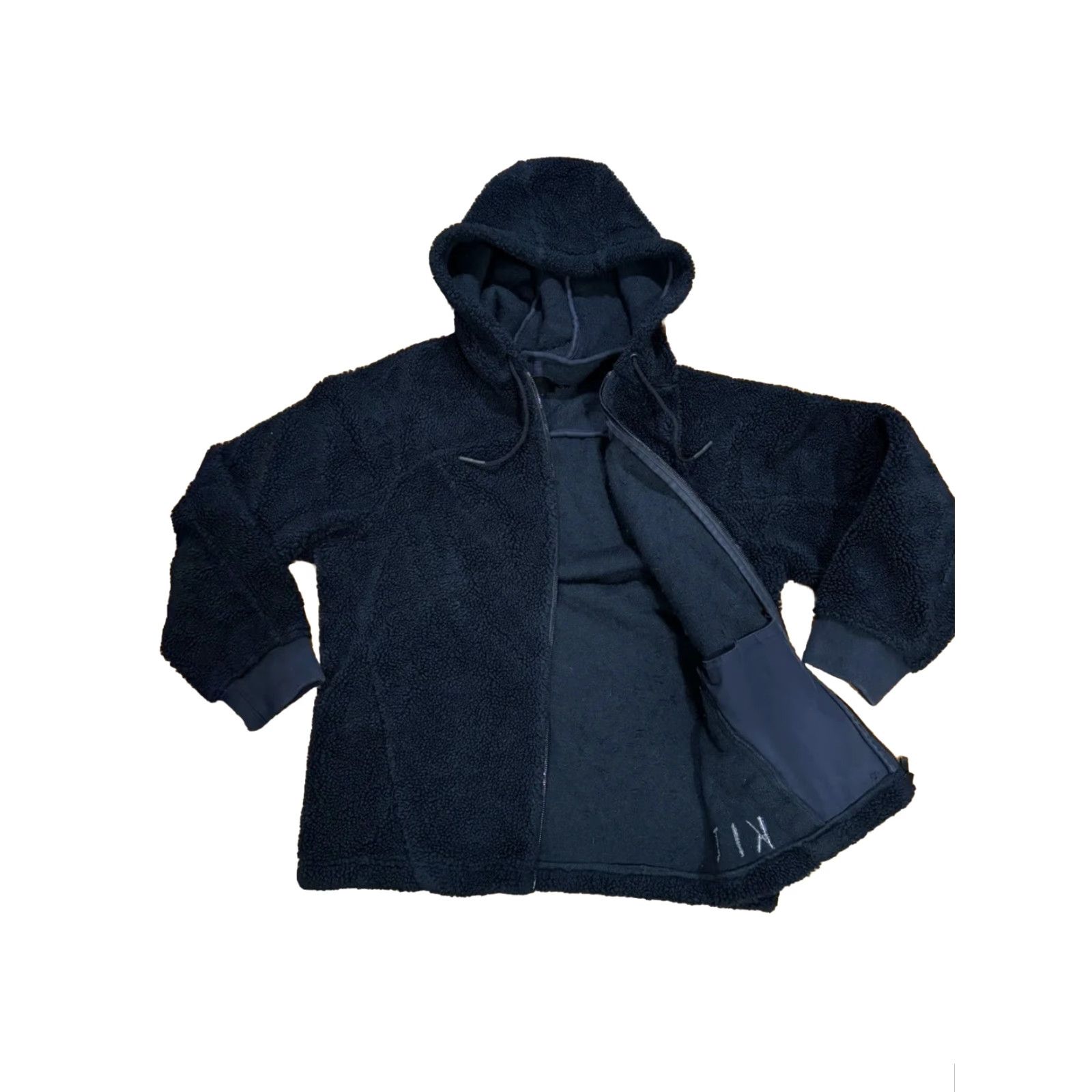 Kith KITH Hoodie Long Sleeve Blue Large Sherpa Full Zip Hooded 1/4 Zip Men Winter Fall Size L Size US L / EU 52-54 / 3 - 4 Thumbnail