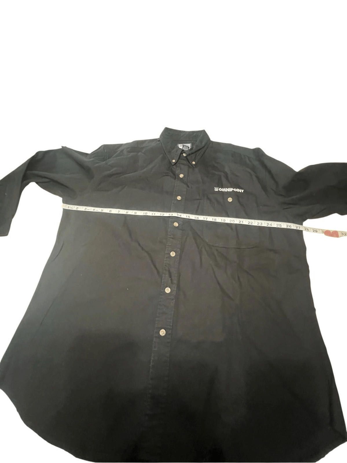Lee Lee Mens Denim Button down shirt Black Sz XL NWT Size US XL / EU 56 / 4 - 5 Thumbnail