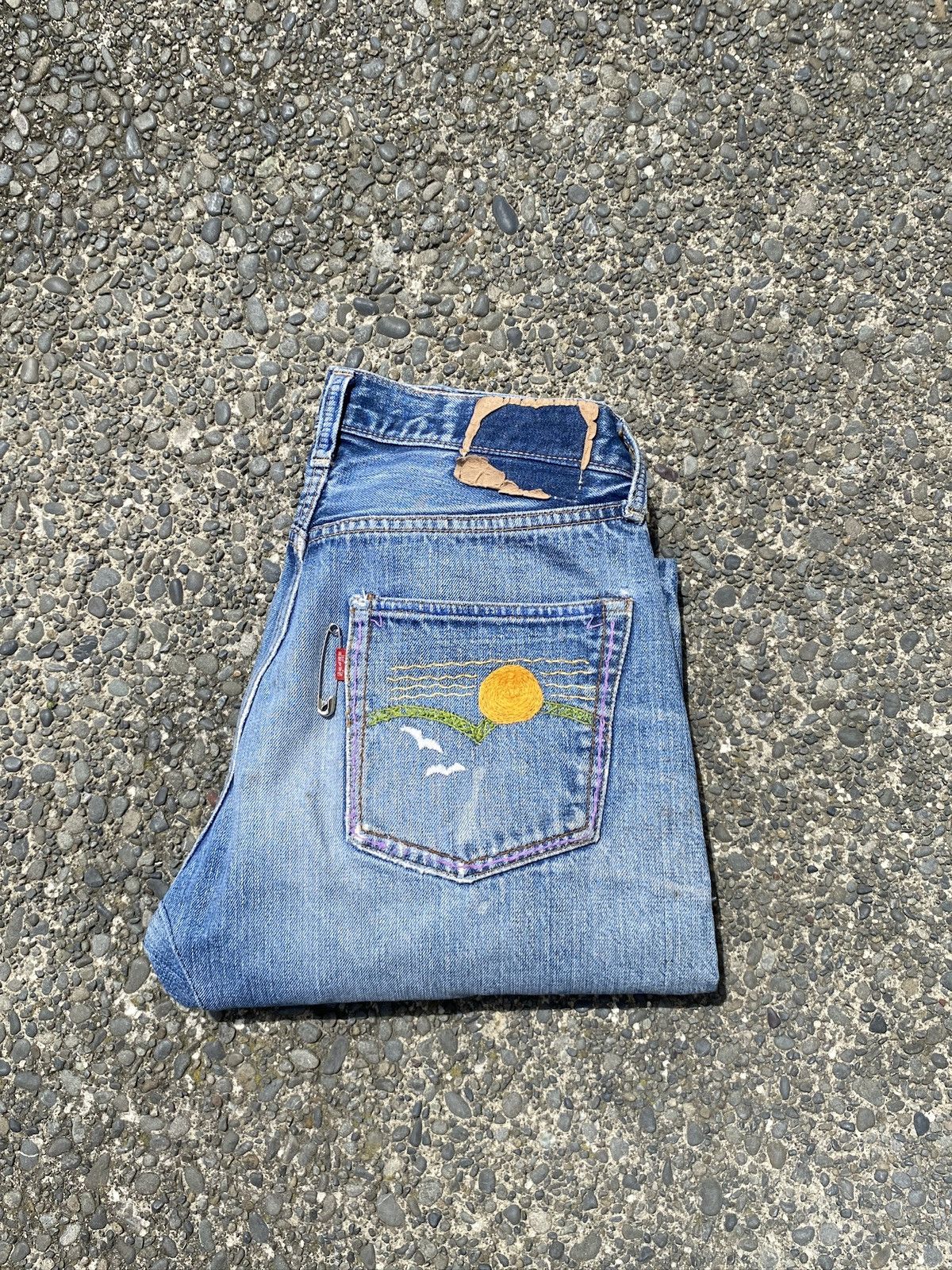 Levi's Vintage 1969 Levis Big E 501xx Selvedge Jeans USA 30 x 30 Size US 30 / EU 46 - 1 Thumbnail