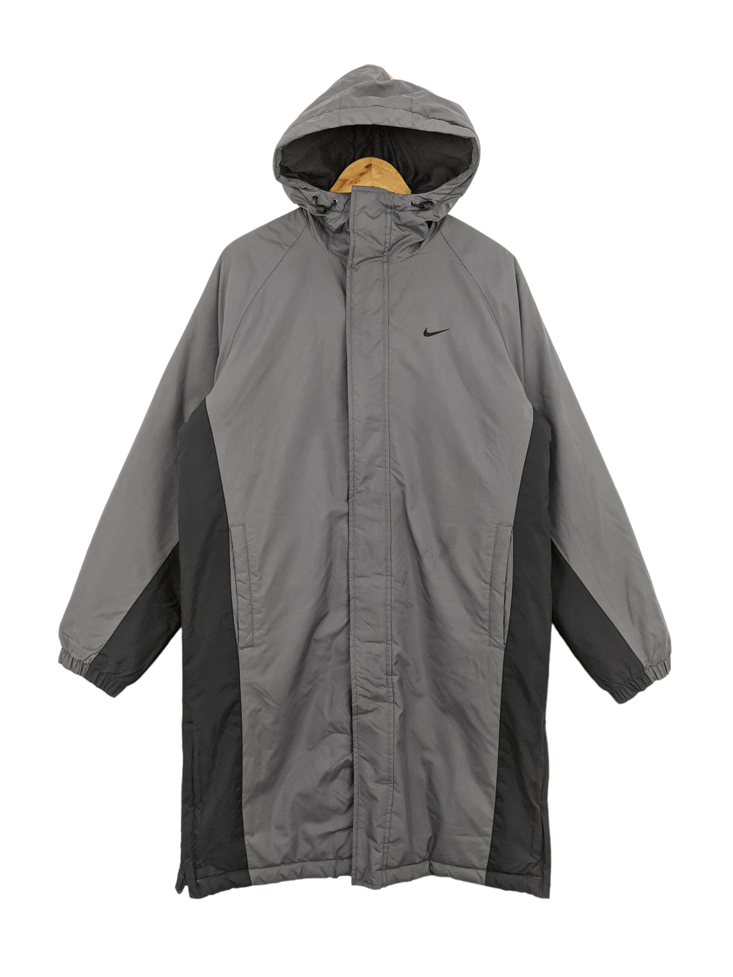 Nike × Vintage Vintage Nike Puffer Long Jacket Size US M / EU 48-50 / 2 - 1 Thumbnail