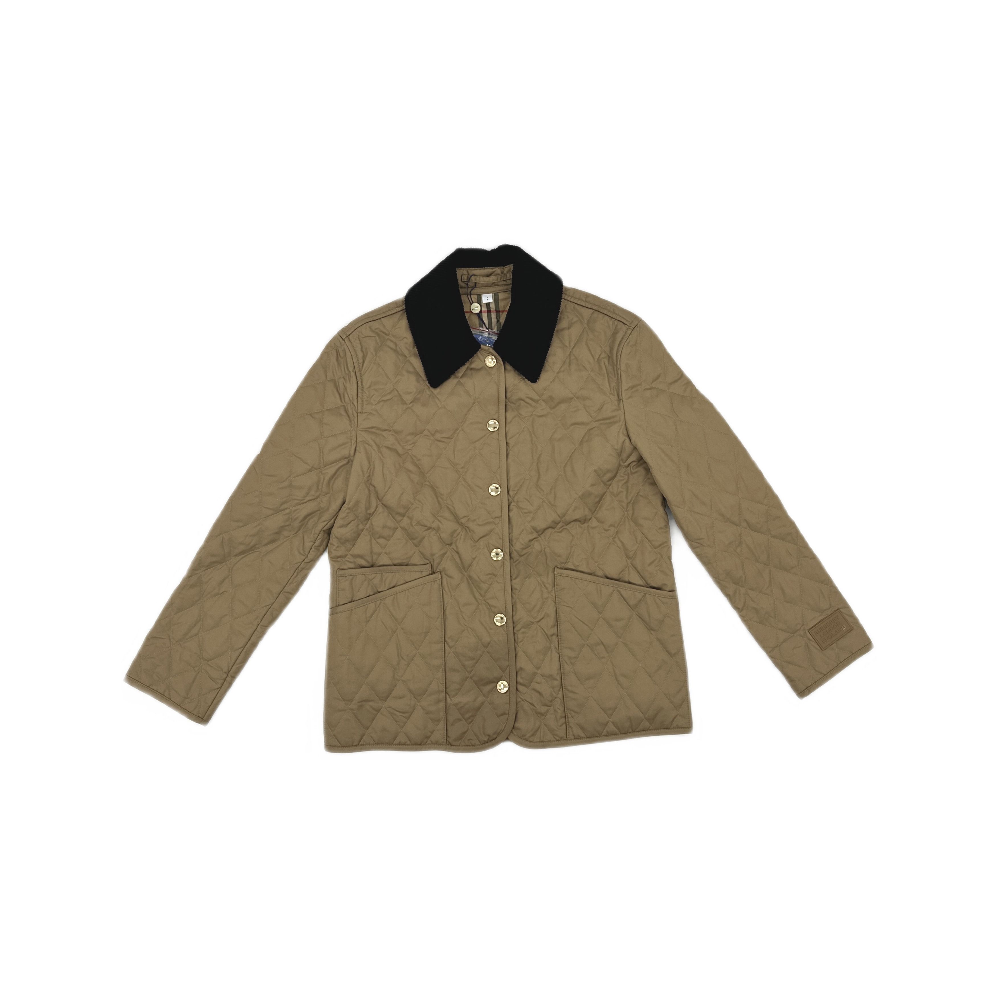 Burberry Burberry Quilted Corduroy Collar Jacket Size S Size S / US 4 / IT 40 - 1 Thumbnail