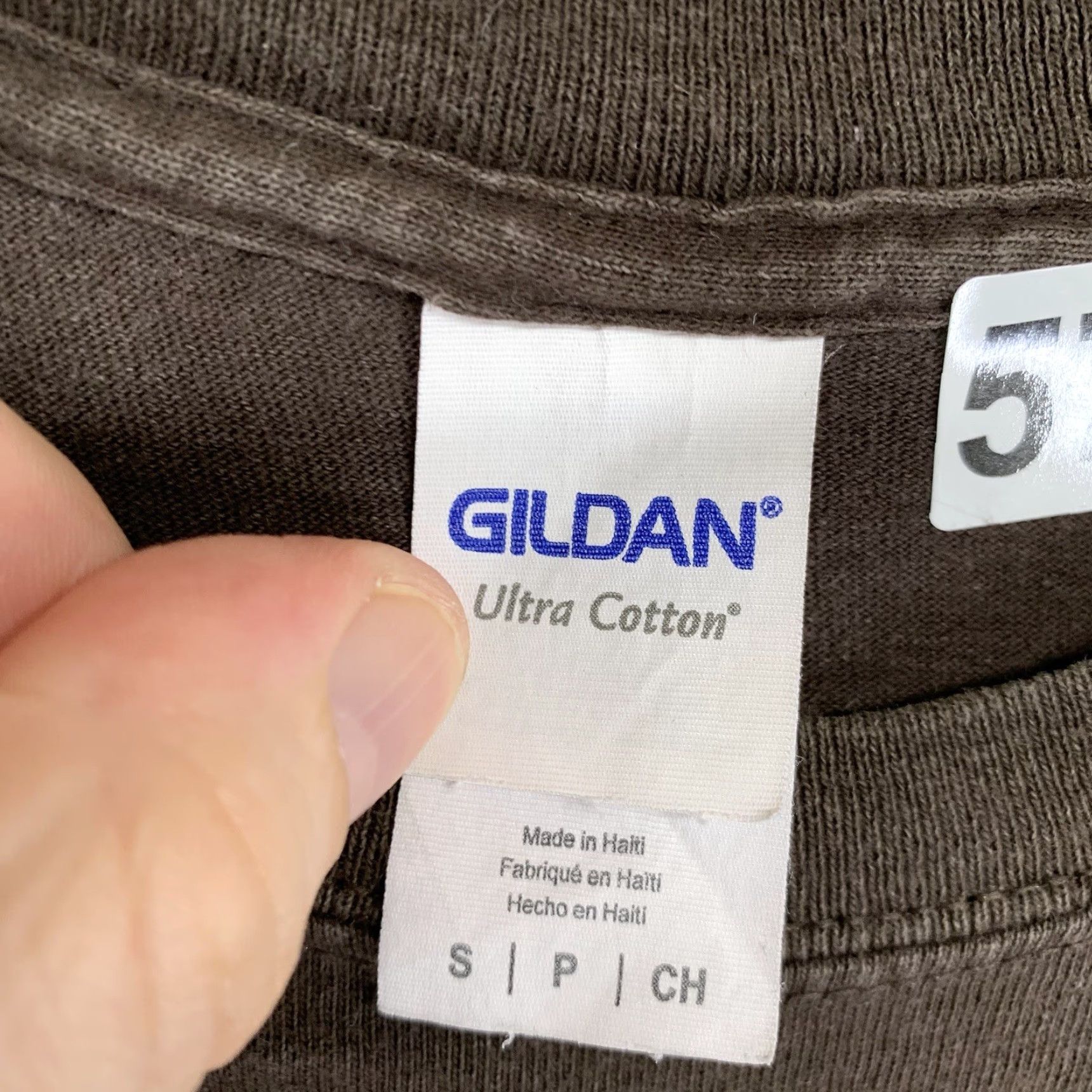 Gildan VINTAGE Cafe Beignet T-Shirt Unisex Adults Small Cotton Brown Restaurant Logo Graphic Print 90s Coffee Size US S / EU 44-46 / 1 - 7 Thumbnail