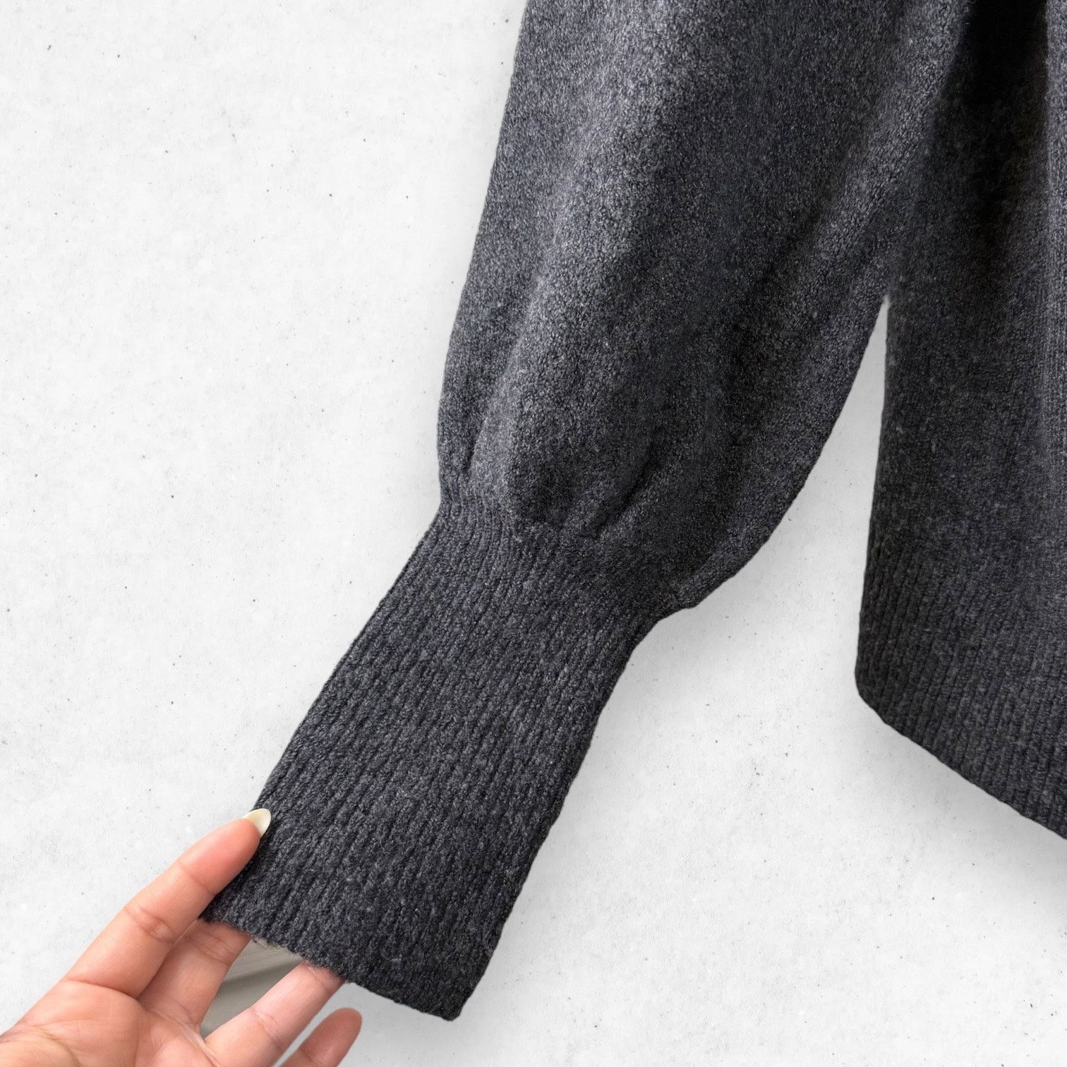 Madewell Madewell Dashwood V-Neck Sweater Grey Women's S Wool Blend Size S / US 4 / IT 40 - 4 Thumbnail