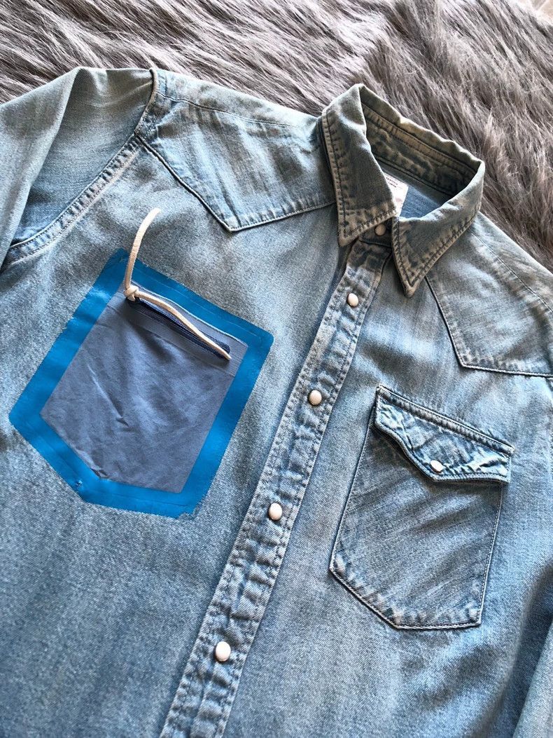 Visvim VisvimVisvim Classic Denim Shirt with Pocket-2504 Size US M / EU 48-50 / 2 - 4 Thumbnail