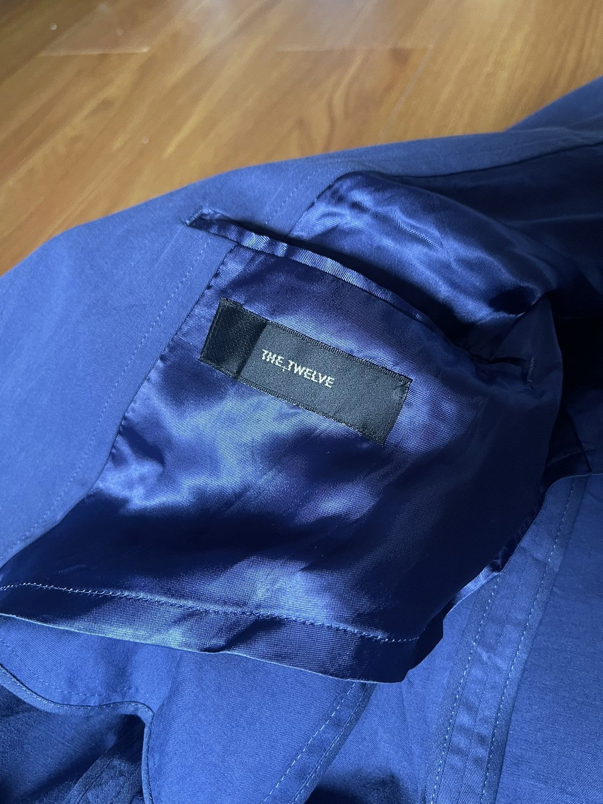 If Six Was Nine THE ♰ TWELVE ♰ Asymmetrical Wrap Coat In Blue Size M / US 6-8 / IT 42-44 - 12 Thumbnail