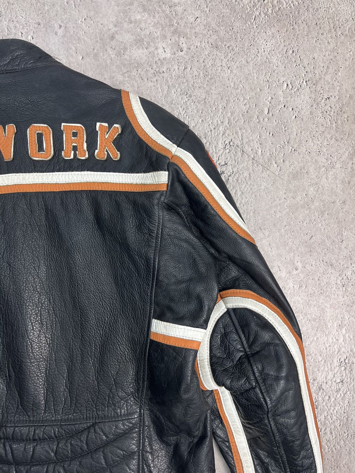 Vintage Vintage MOTO RACING F1 Leather HYPE Jacket Size US XL / EU 56 / 4 - 13 Thumbnail