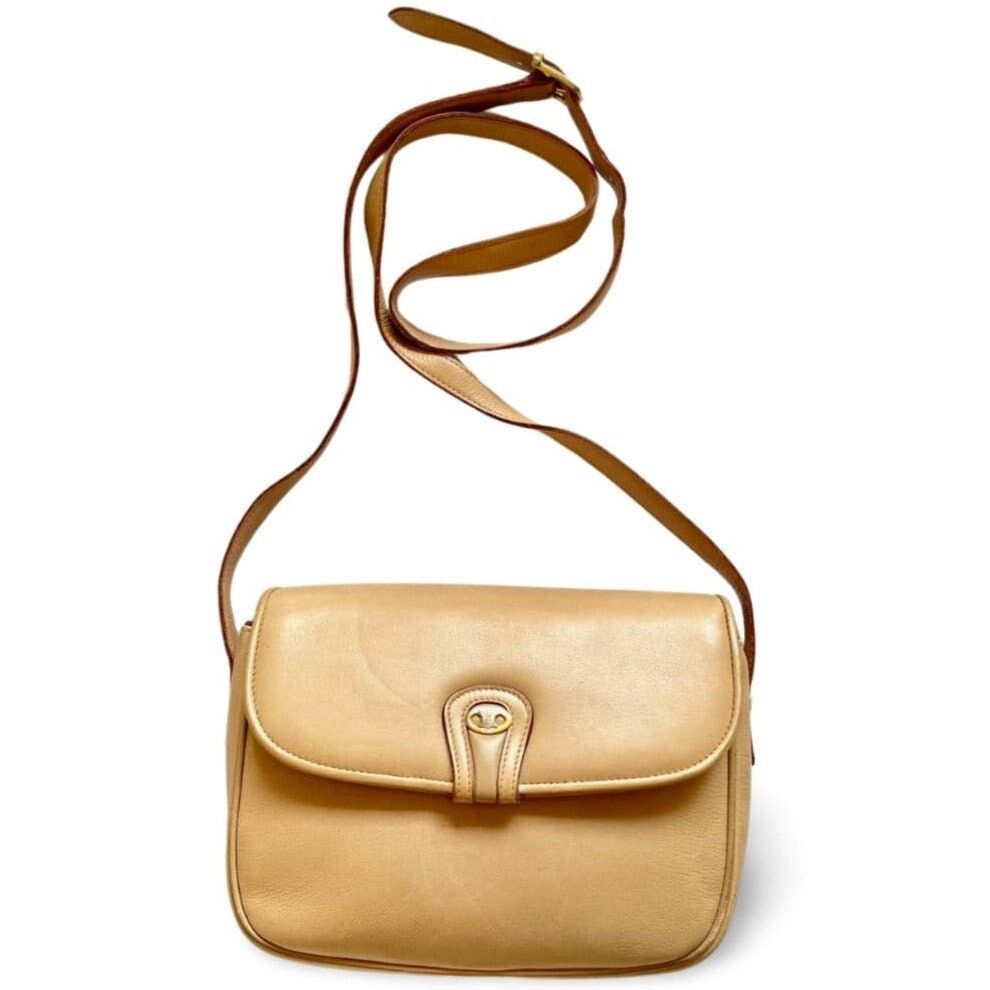 Celine Vintage Celine beige leather shoulder bag with Triomphe Size ONE SIZE - 1 Thumbnail