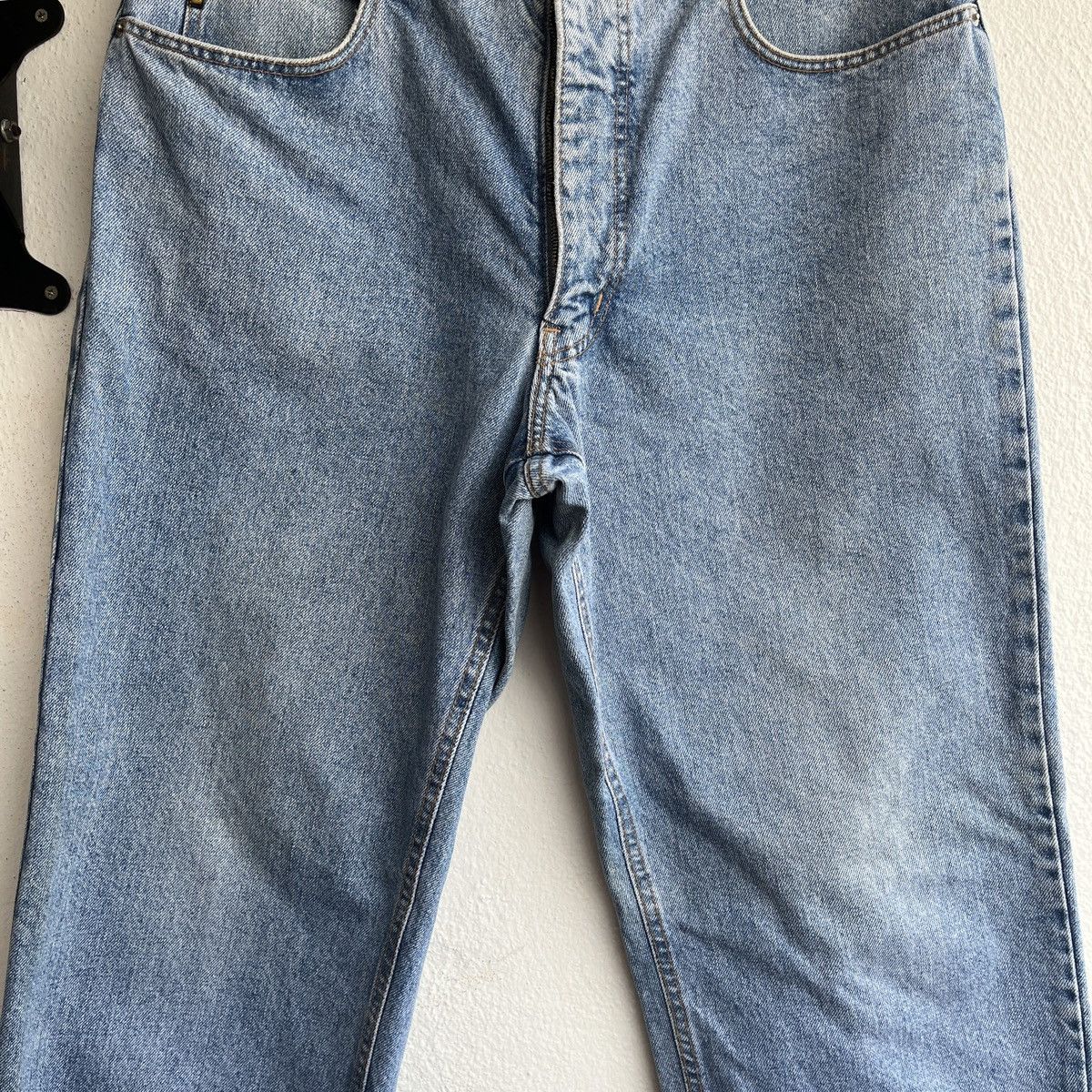 Armani VINTAGE ARMANI JEANS ITALY BAGGY LOOSE BLUE DENIM Size US 36 / EU 52 - 7 Thumbnail