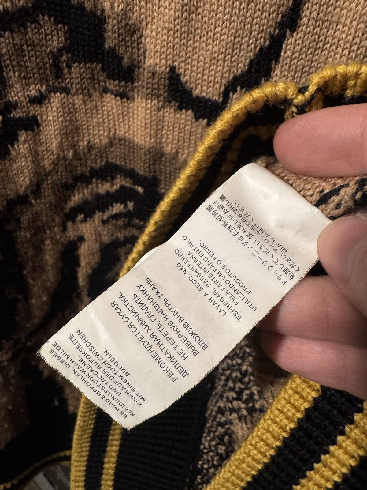 Dolce & Gabbana Dolce Gabbana Wool King Lion Sweater Size US XL / EU 56 / 4 - 7 Thumbnail