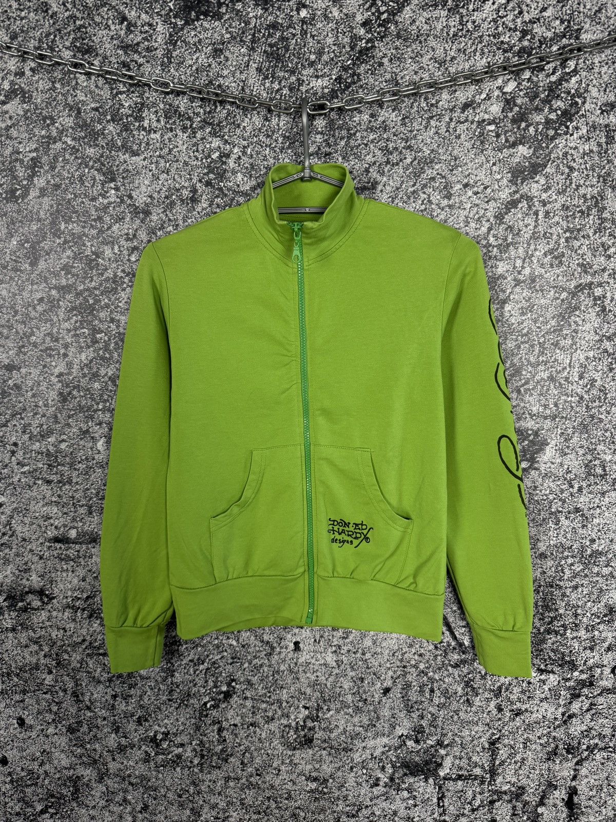 Ed Hardy Ed Hardy Zip Up Track Jacket Love Kills Slowly USA Size L Size L / US 10 / IT 46 - 2 Thumbnail