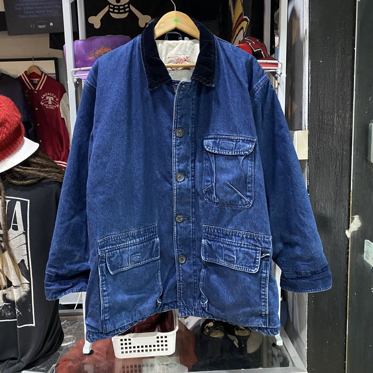 Vintage Vintage Crampe denim chore jacket LIKE NEW‼️ Size US XL / EU 56 / 4 - 1 Thumbnail