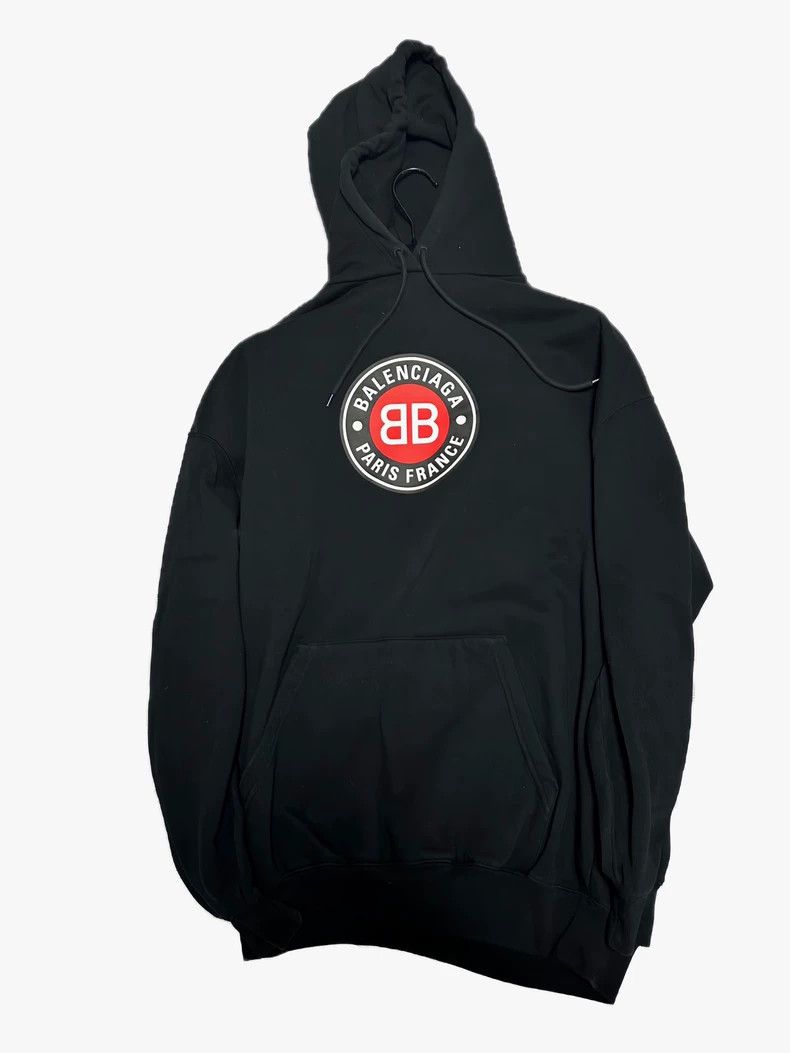 Balenciaga Balenciaga Black logo sweatshirt Size US XS / EU 42 / 0 - 1 Thumbnail