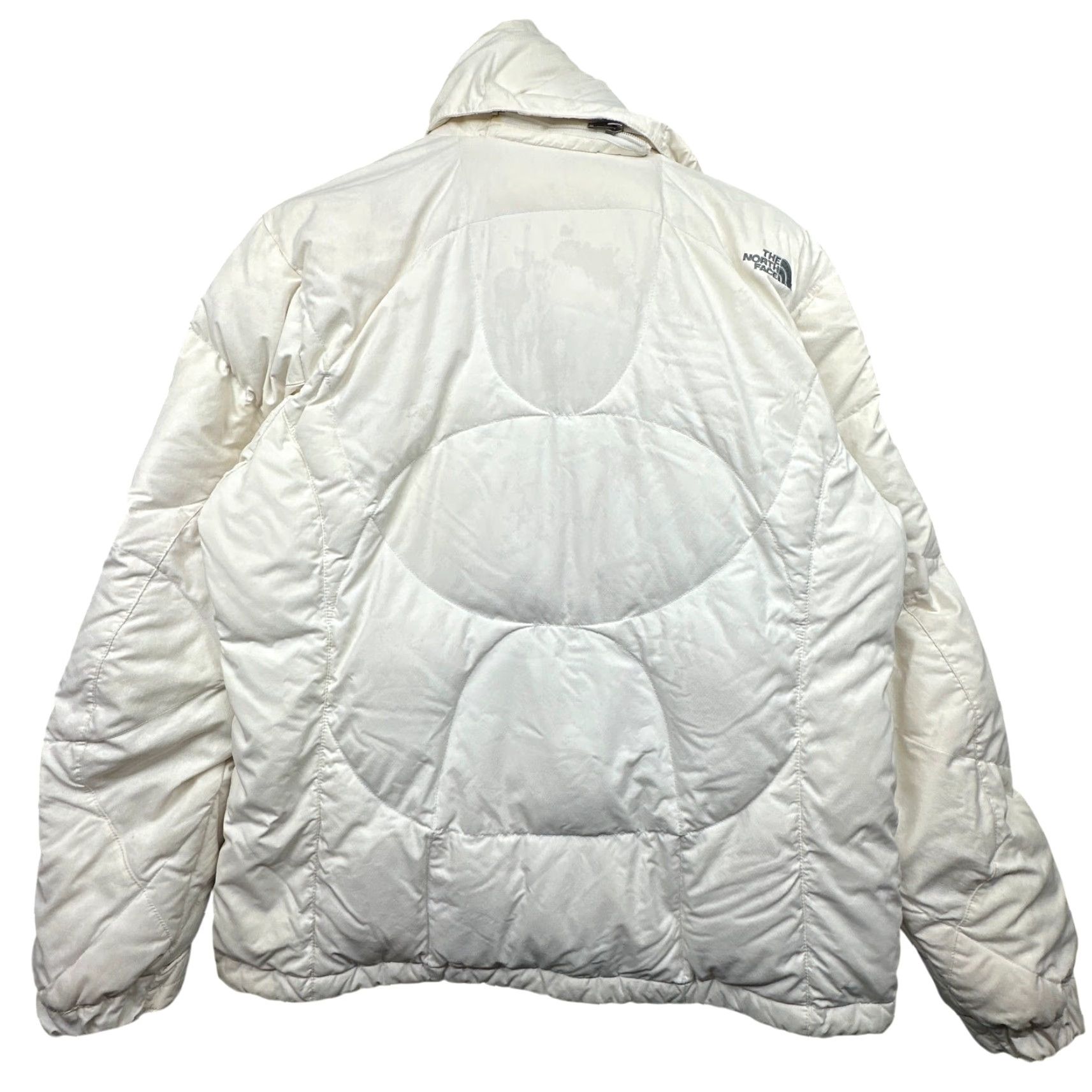 The North Face VINTAGE The North Face Alis Puffer Hood 600 Fill Goose Down Jacket Womens Large White Jacket Women L Down Puffer Hoodie Size L / US 10 / IT 46 - 2 Thumbnail