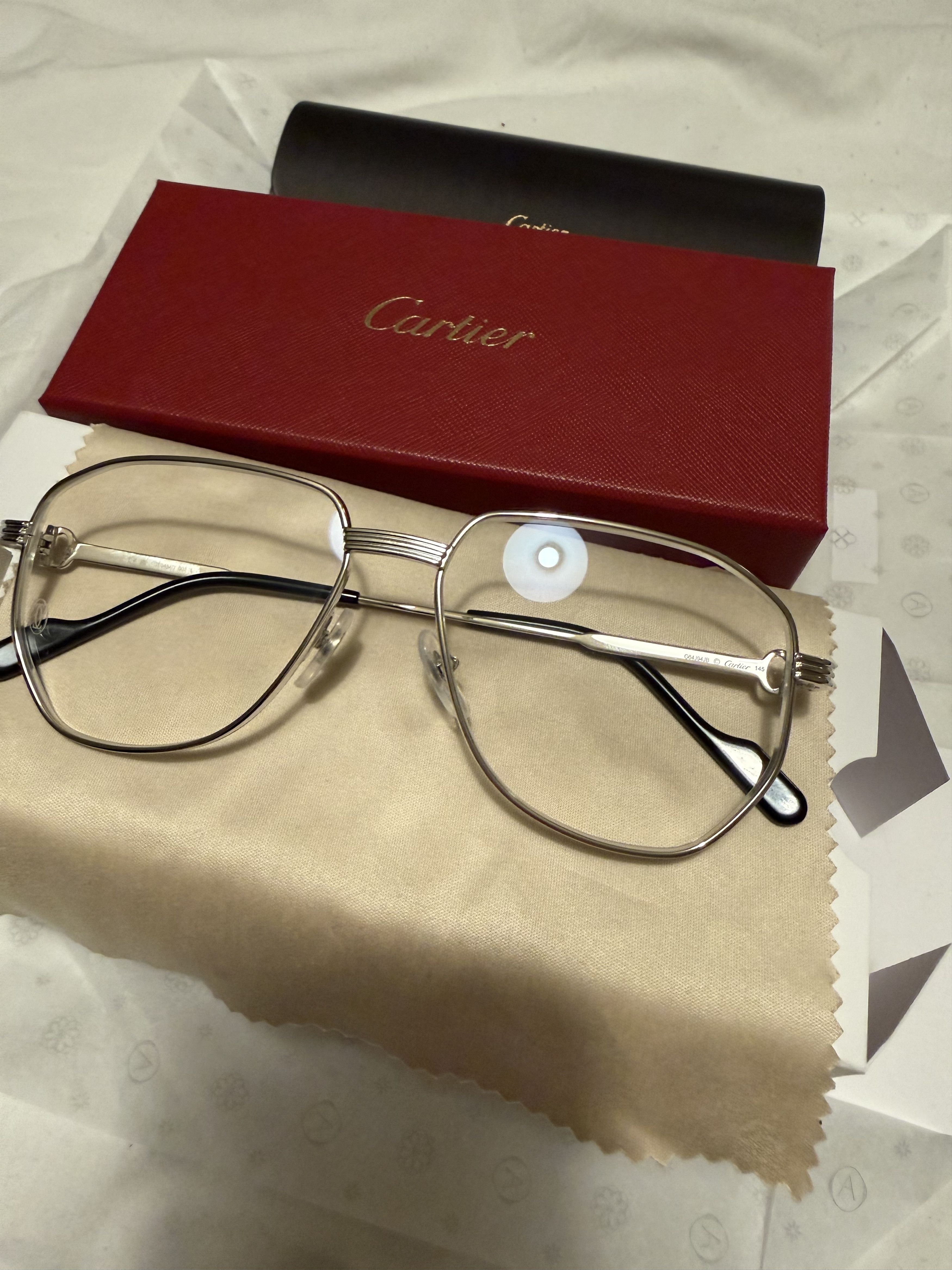 Cartier CARTIER PILOT FRAME GLASSES Size ONE SIZE - 2 Thumbnail