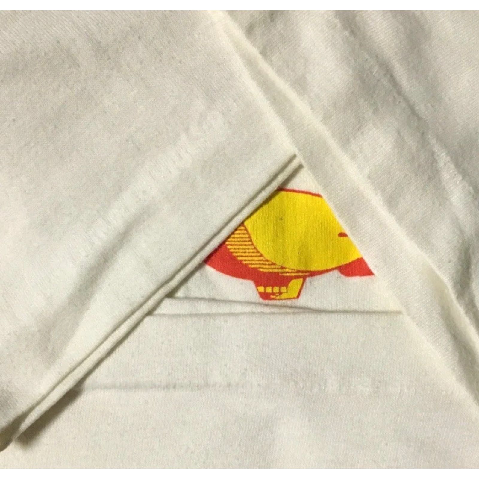 Vintage VINTAGE Tequita Margarita Blimp Flight Crew Faded Shirt M White USA Single Stitch 80s 90s Grunge Beer Bar Punk Retro Graphic Tee Mens Size US M / EU 48-50 / 2 - 5 Thumbnail