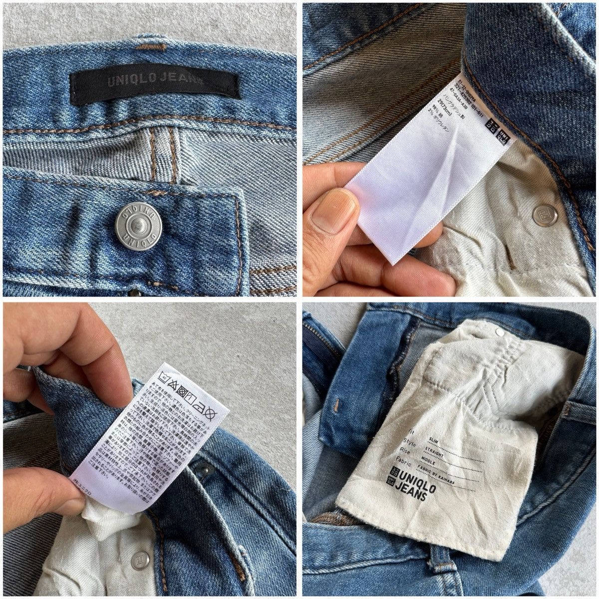 Uniqlo 🍁SEND OFFERS🍁SICKSS 🔥 UNIQLO Japan Distressed Denim Pants Size US 30 / EU 46 - 18 Thumbnail
