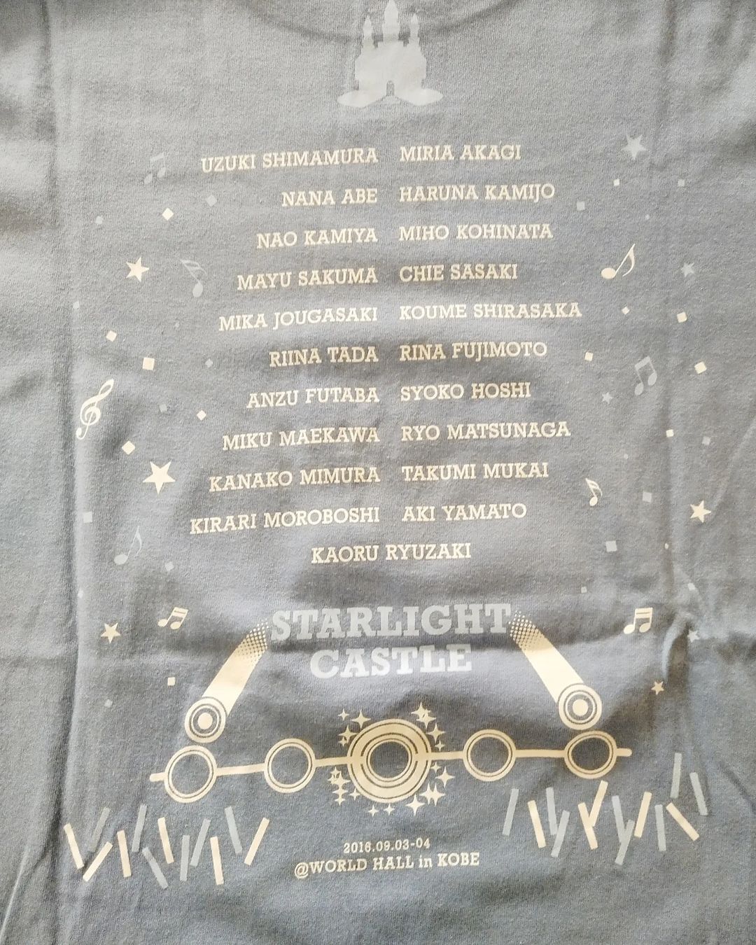 Anime × Japanese Brand The Idolmaster Cinderella Tri Castle Story Anime Idol Tees Size US L / EU 52-54 / 3 - 4 Thumbnail