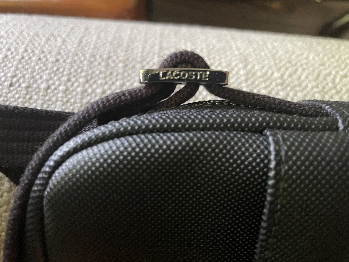 Lacoste LACOSTE CLASSIC PIQUÉ EFFECT SATCHEL Size ONE SIZE - 3 Thumbnail