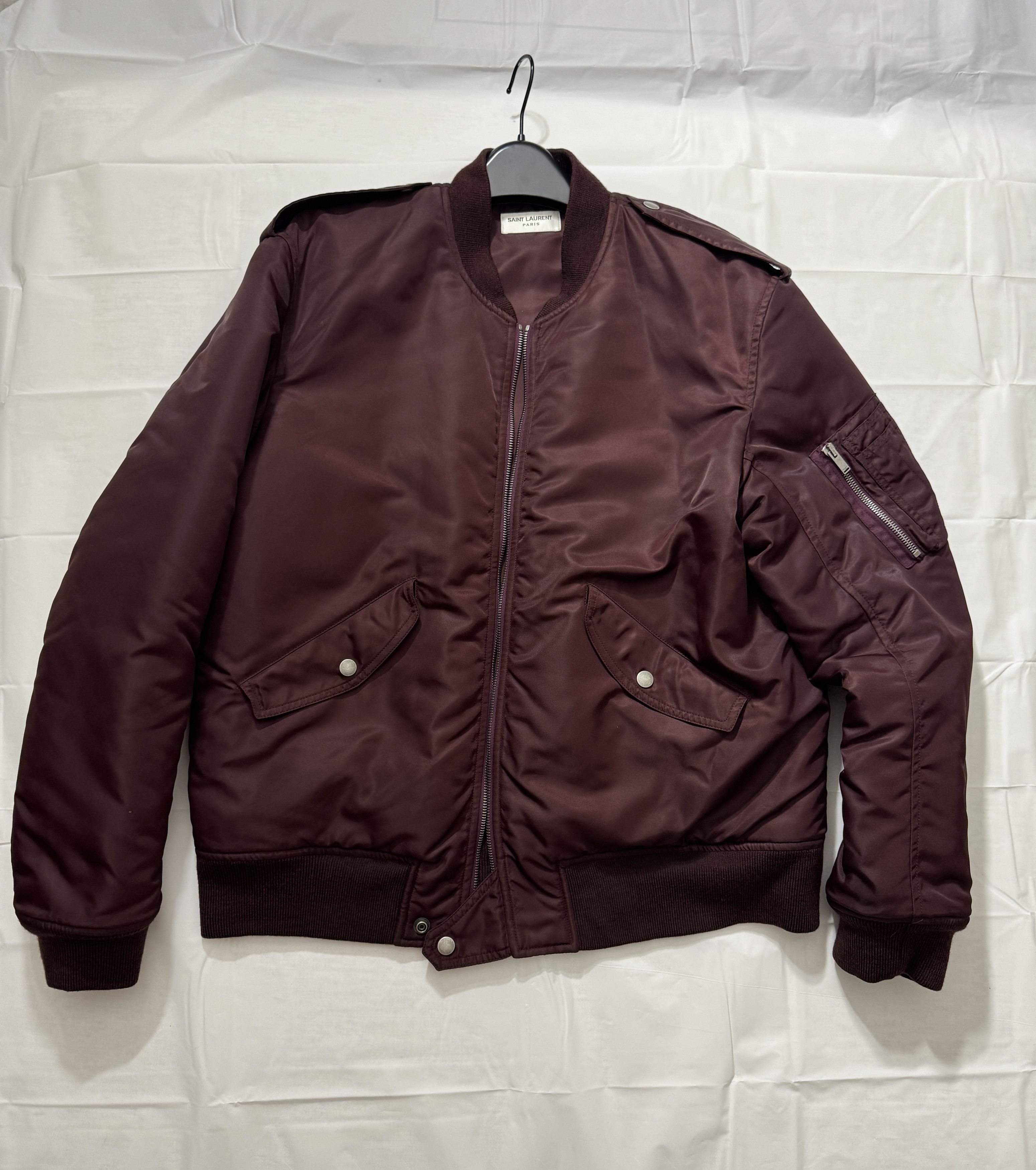 Saint Laurent Paris Saint Laurent Bomber Jacket Size US L / EU 52-54 / 3 - 1 Thumbnail