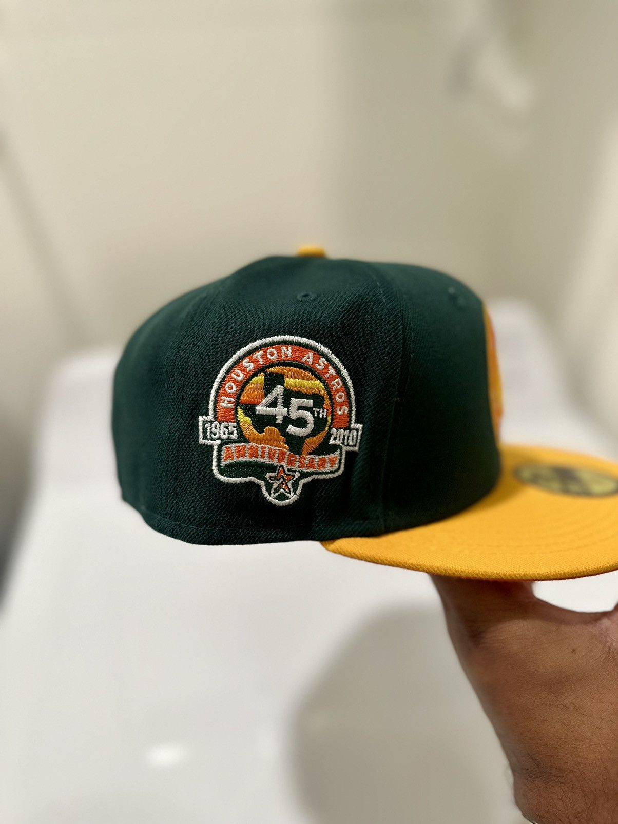 MLB × MyFitteds × New Era HOF New Era Houston Astros Quack Pack 2 Tone 45th Anni 7 1/8 Size ONE SIZE - 3 Thumbnail