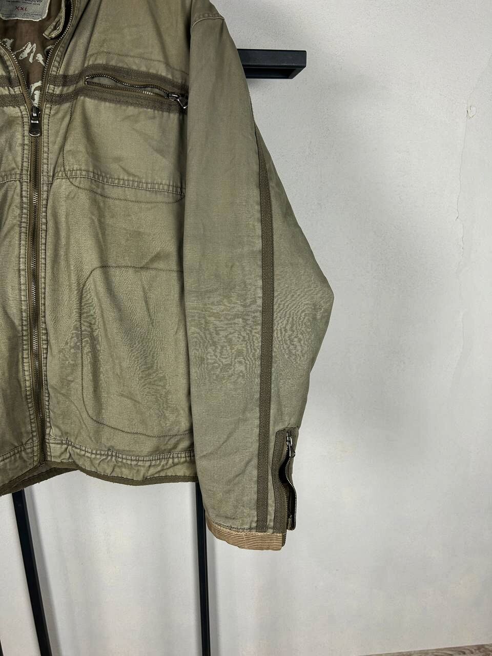 Japanese Brand Vintage Utility Zip Jacket Minimalist Military Olive Y2K Size US L / EU 52-54 / 3 - 4 Thumbnail