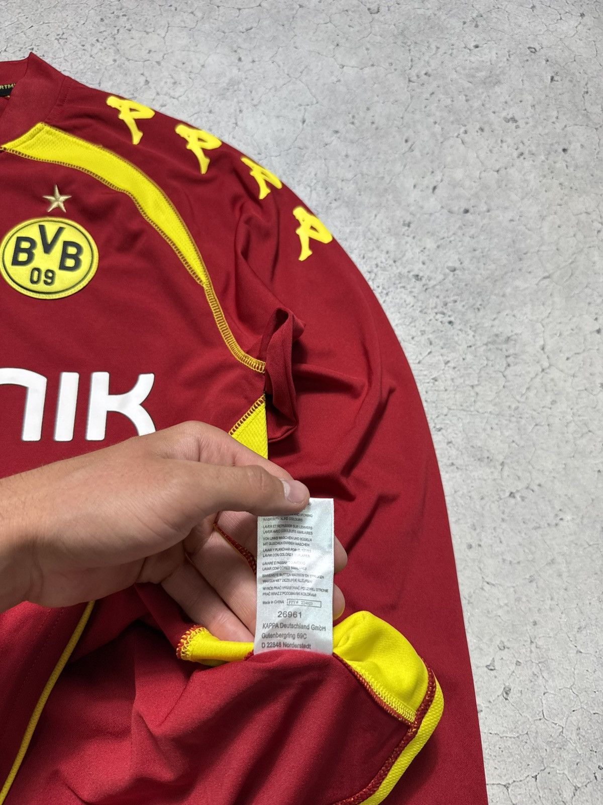 Kappa Kappa FC Borussia Dortmund Soccer Jersey Long Sleeve Size US M / EU 48-50 / 2 - 9 Thumbnail