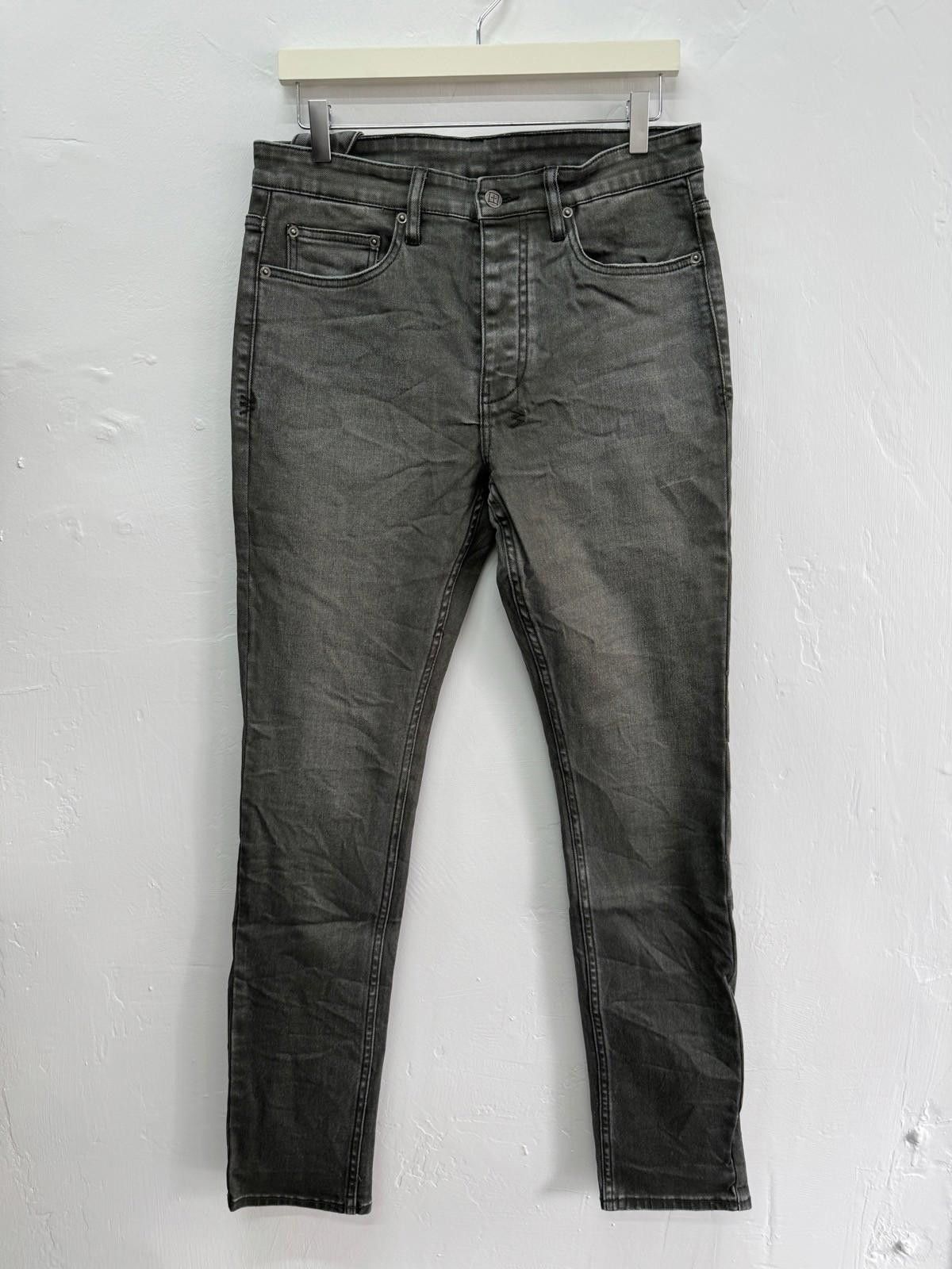 new Ksubi mens denim jeans chitch surplus grey green 32