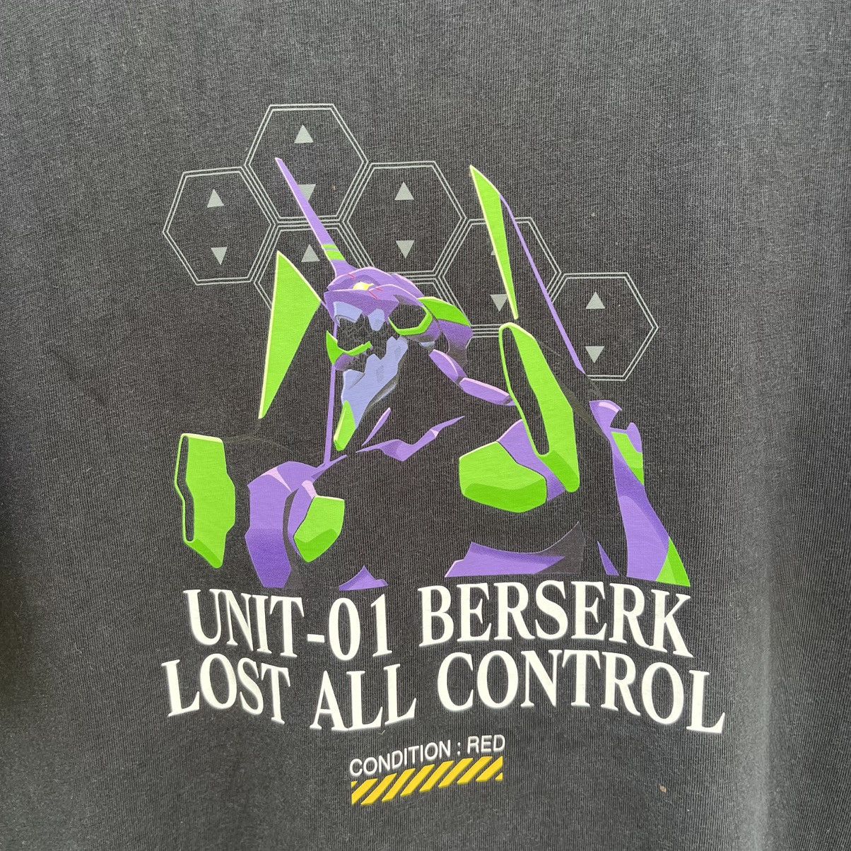 Anime Thrashed Faded Evangelion Anime ERD GRUNGE Tee Size US M / EU 48-50 / 2 - 2 Thumbnail