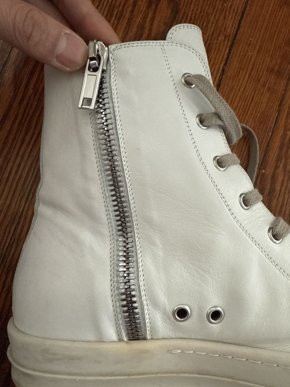 Rick Owens Rick Owens Mainline Ramones Triple Milk IT41.5 Size US 8.5 / EU 41-42 - 7 Thumbnail