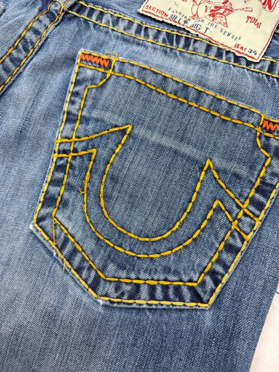 True Religion Vintage True Religion Jeans straight leg - blue Made U.S.A Size US 36 / EU 52 - 6 Thumbnail