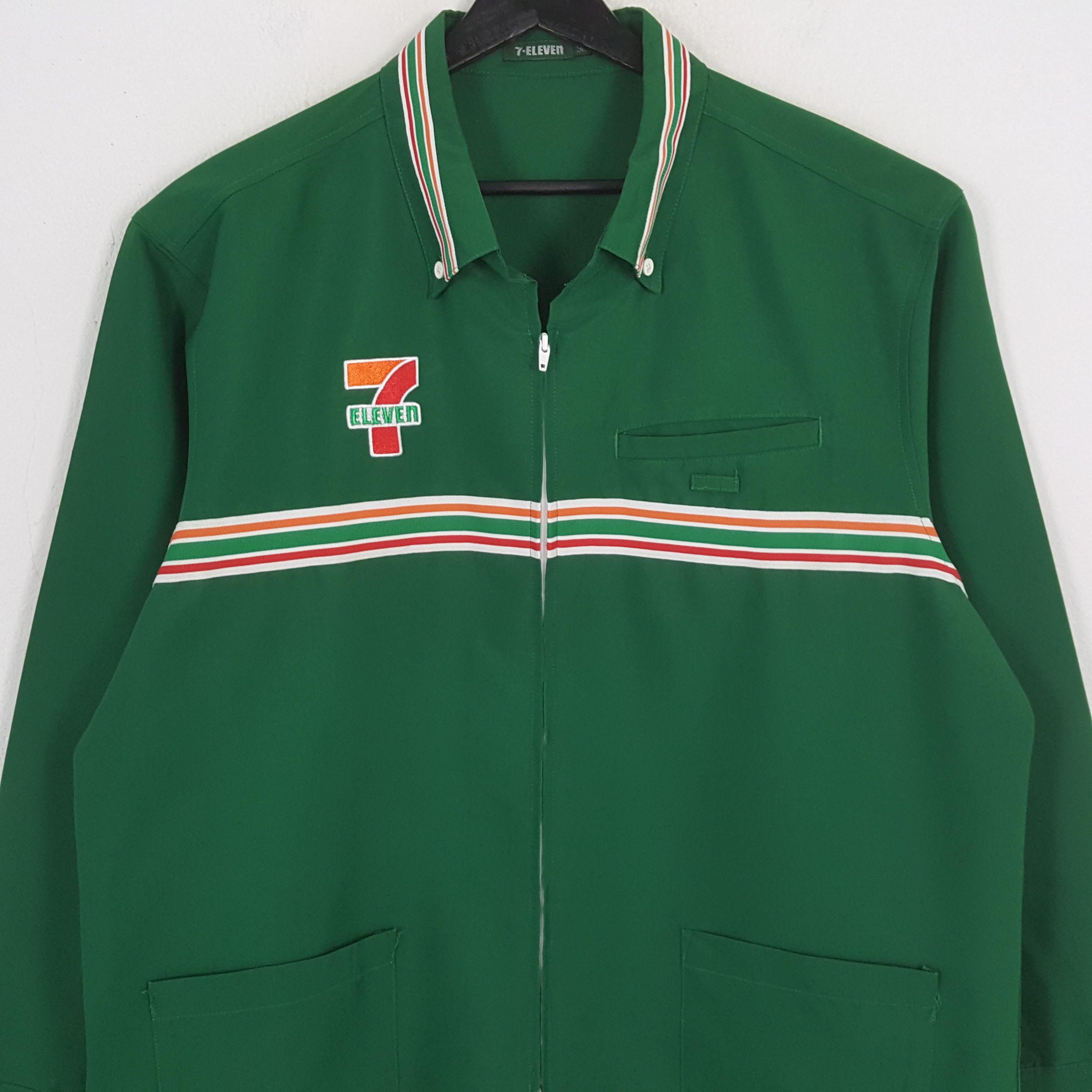 Japanese Brand × Vintage 7 ELEVEn Japanese Workers Workwear Jacket Size US L / EU 52-54 / 3 - 4 Thumbnail