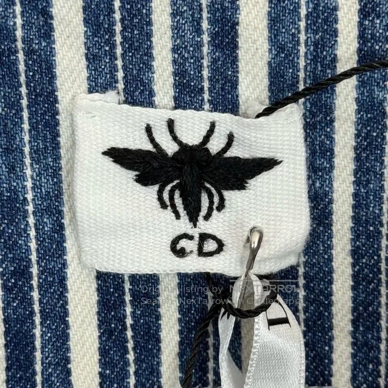 Dior Dior Blue and white striped classic double-button denim sk Size 42" / US 20 - 5 Thumbnail
