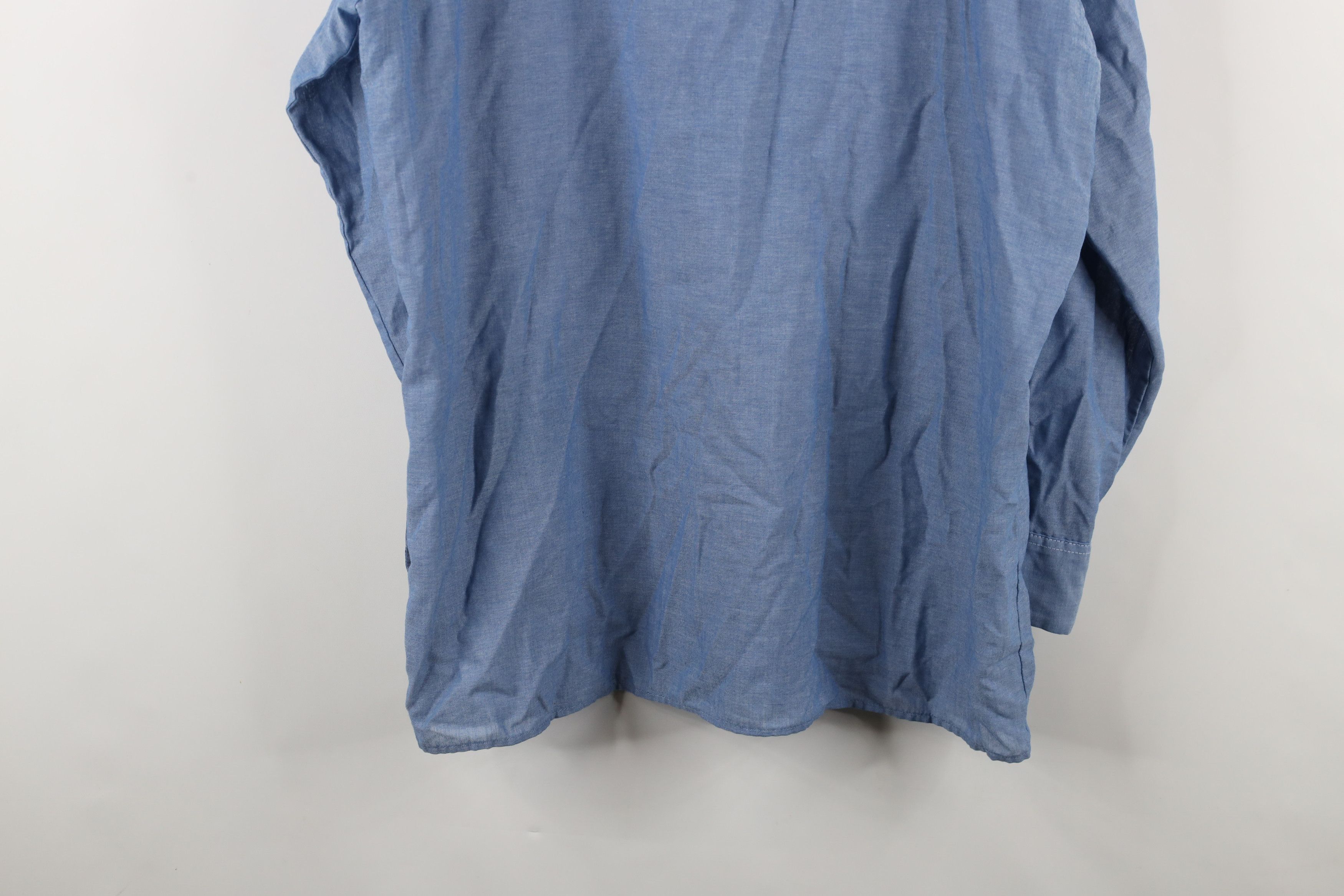 Dickies × Vintage Vintage 90s Dickies Chambray Workwear Button Shirt USA Size US M / EU 48-50 / 2 - 14 Thumbnail