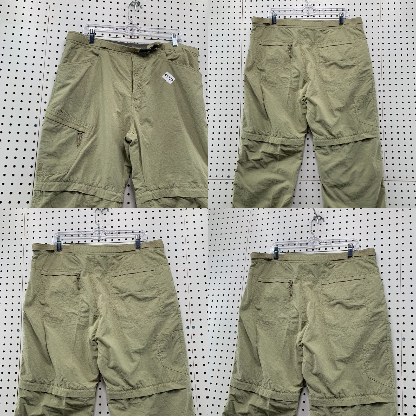 Vintage VINTAGE Alpine Design Cargo Pants Men 38x32 Convertible Straight Leg Nylon Green Casual Skate Y2K Size US 38 / EU 54 - 8 Thumbnail