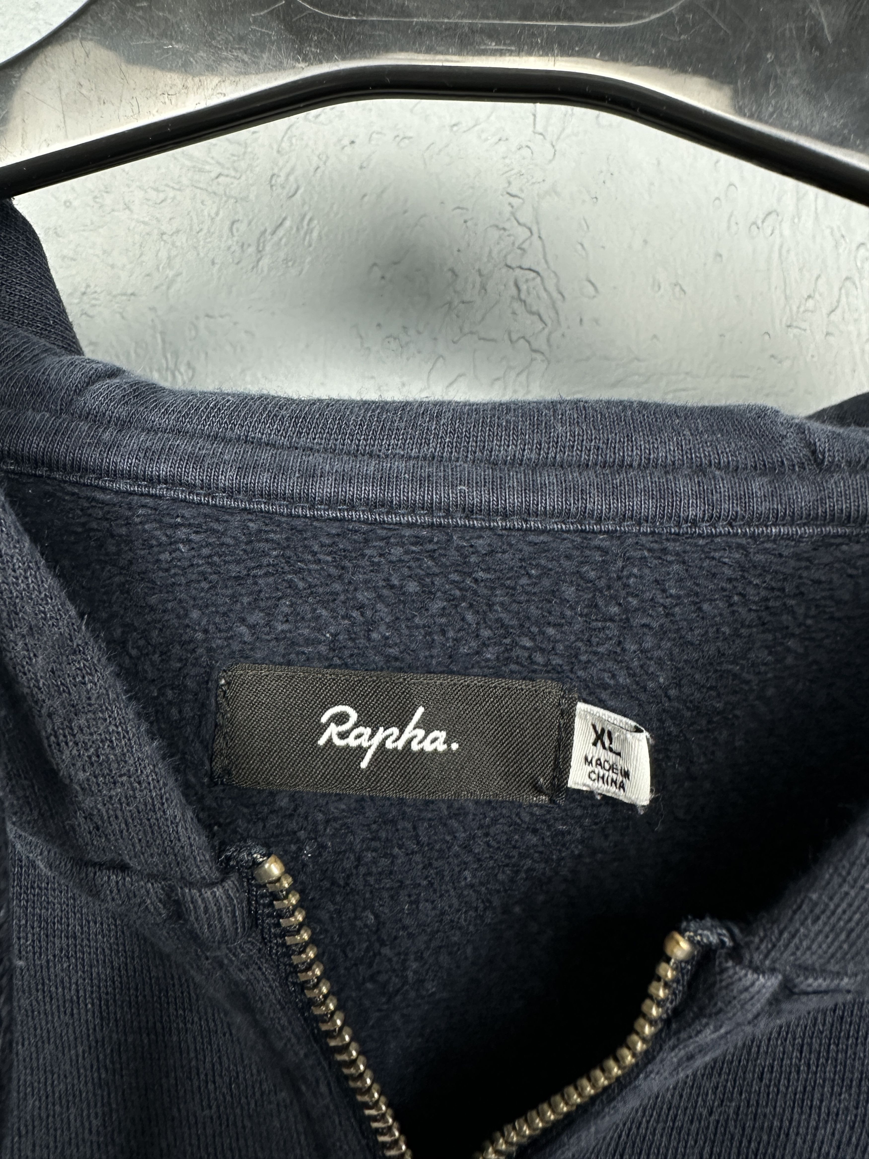 Rapha Rapha Mens Logo Cycling Zip Hoodie Size US XL / EU 56 / 4 - 4 Thumbnail