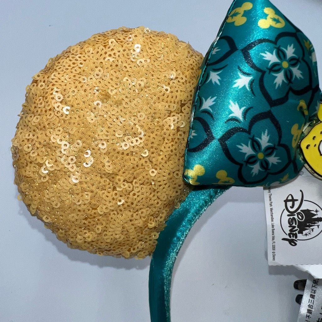 Disney Disney “Salud!” Lemon and Sequin Epcot World Showcase Italy Minnie Ears Size ONE SIZE - 3 Thumbnail