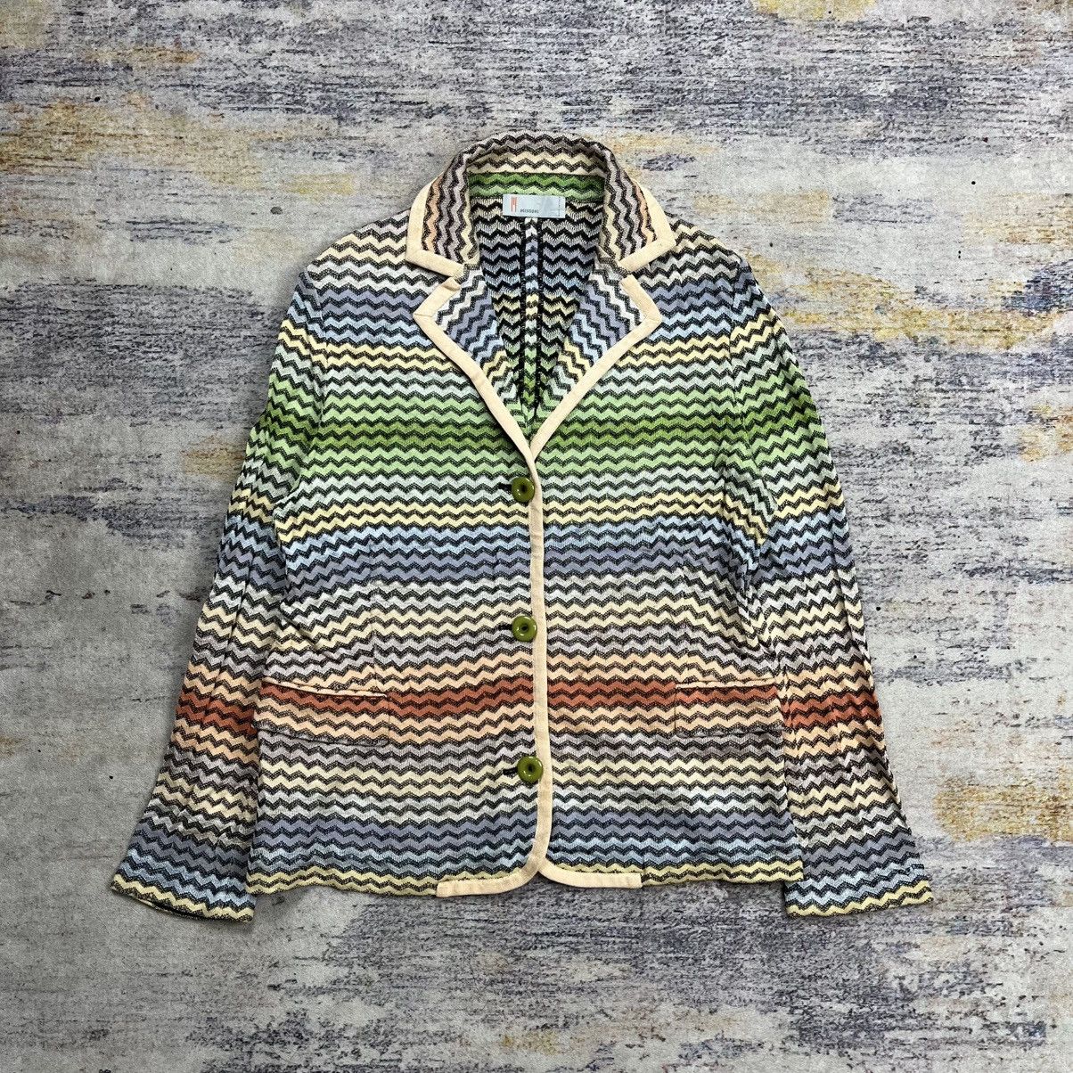 Missoni Missoni zig zag patten knit cardigan Size M / US 6-8 / IT 42-44 - 1 Thumbnail