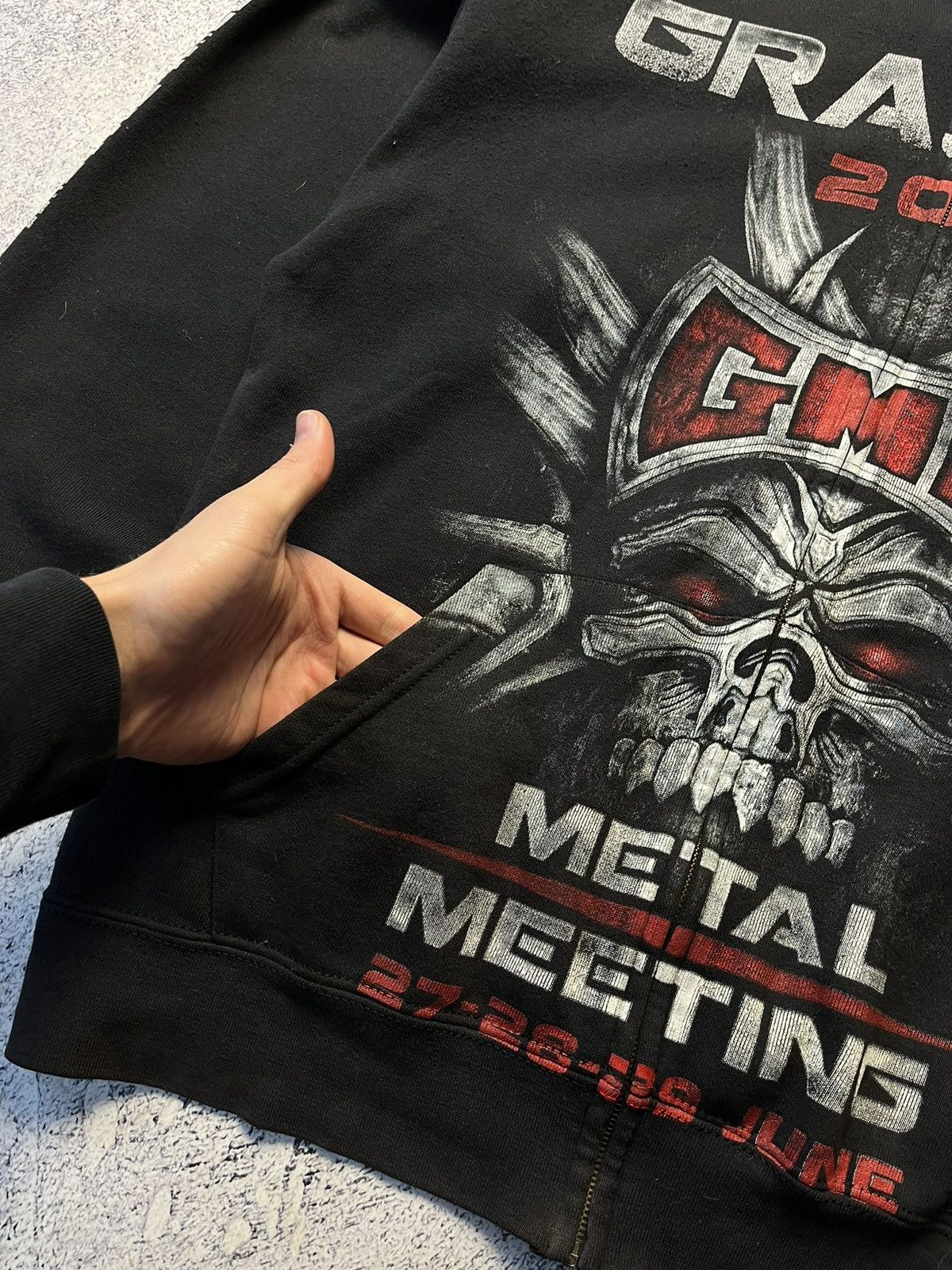 Vintage Vintage Graspop 2014 Metal Meeting Rock Size US L / EU 52-54 / 3 - 13 Thumbnail
