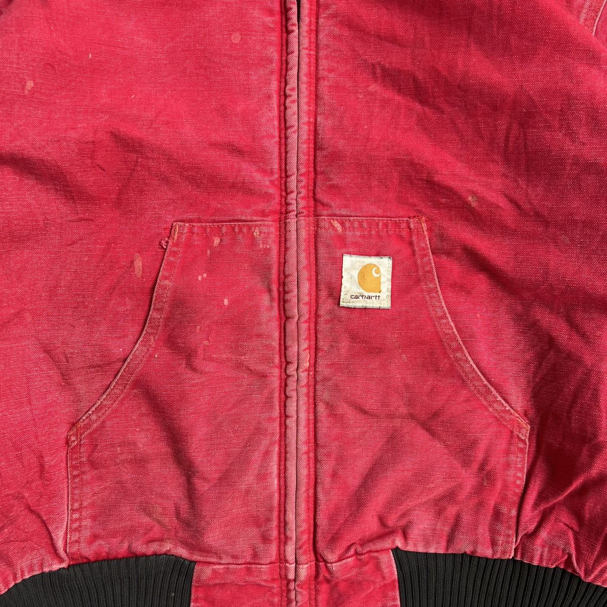 Carhartt × Vintage Vintage Carhartt Active Jacket Blue RED Size US XL / EU 56 / 4 - 4 Thumbnail