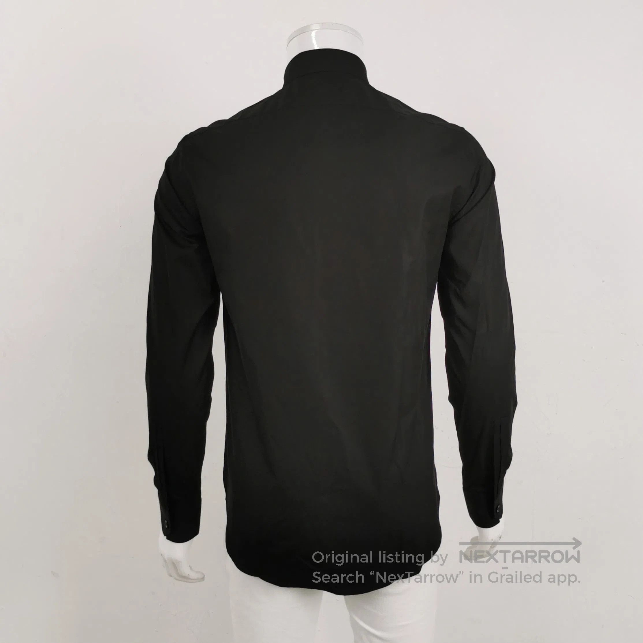 Saint Laurent Paris Saint Laurent Cotton Lapel Button Long-Sleeve Coat 46. Size US XXS / EU 40 - 2 Thumbnail