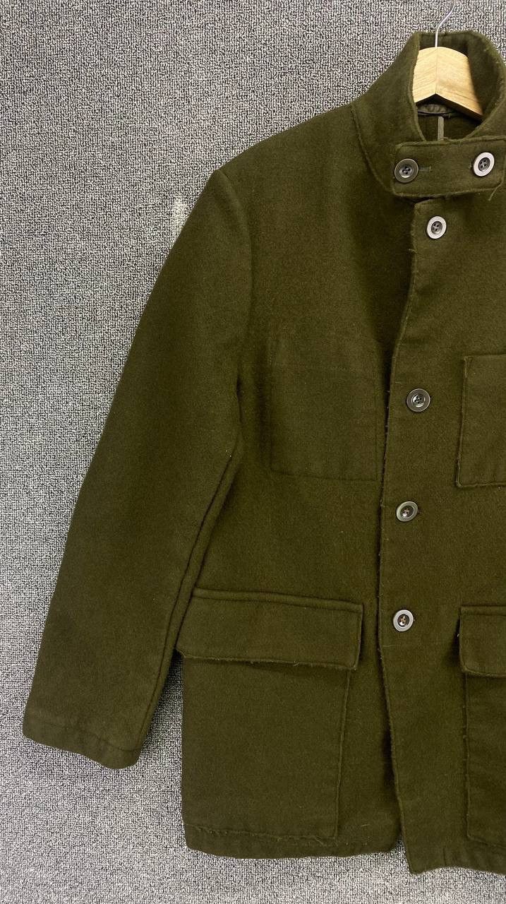 Japanese Brand Vintage 291295 Homme Button Up Wool Jacket Size M / US 6-8 / IT 42-44 - 3 Thumbnail