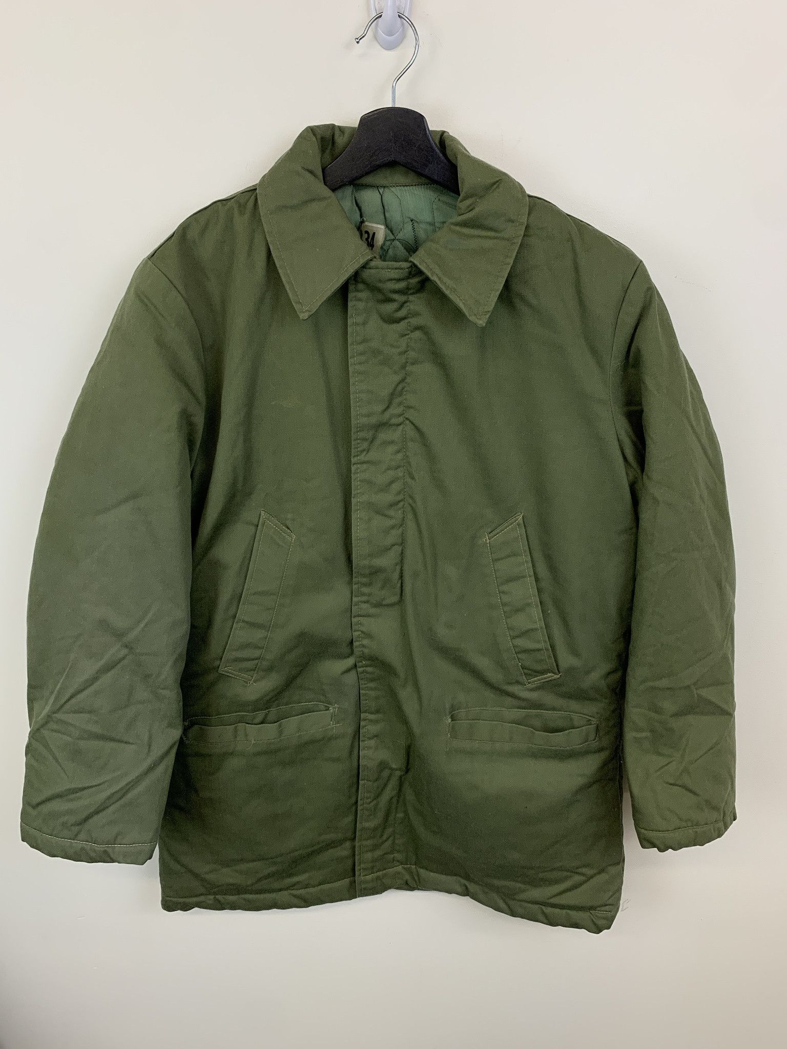 Other Vintage Military B-34 Quilted Zip Up jacket Size S Size US S / EU 44-46 / 1 - 1 Thumbnail